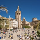 Valencia, Spain - April 9, 2024: Placa de la Reina square in central part of Valencia city, Spain. Beautiful Queen's Square with Cathedral and other historic buildings; Shutterstock ID 2482486867; purchase_order: 65050; job: Lonely Planet Online Editorial; client: best things to do in Valencia; other: Brian Healy
2482486867
ancient, architectural, architecture, basilica, bell, building, cathedral, center, church, city, destination, europe, european, exterior, facade, famous, gothic, historic, historical, history, landmark, medieval, monument, old, palm, panoramic, plaza, plaza de la reina, queen, queen square, reina, religion, revealing, sky, spain, spanish, square, street, summer, tourism, touristic, tourists, tower, town, town square, travel, urban, valencia, view
Placa de la Reina square in central part of Valencia city, Spain. Beautiful Queen's Square with Cathedral and other historic buildings