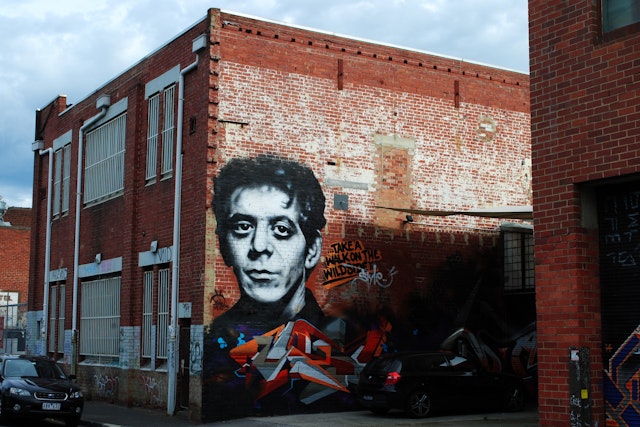 MELBOURNE, AUSTRALIA, May 22, 2014: Street art in Richmond.