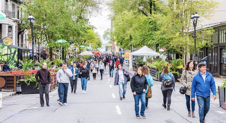 Montreal, Canada - May 26, 2017: People walking on Saint Denis street in Montreal's Plateau Mont Royal in Quebec region; Shutterstock ID 679037947; purchase_order: 65050 - Digital Destinations and Articles ; job: Lonely Planet Online Editorial; client: Best neighborhoods in Montréal; other: Brian Healy
679037947
america, american, architectural, architecture, area, bars, calm, canada, canadian, church, cloudy, cold, day, denis, exterior, group, historic, jacques, latin, man, mont, montreal, old, outdoor, outside, paroisse, people, plateau, quebec, restaurants, road, royal, saint, season, shops, stores, street, structure, tourism, traffic, travel, urban, walking, young
People walking on Saint Denis street in Montreal's Plateau Mont Royal in Quebec region