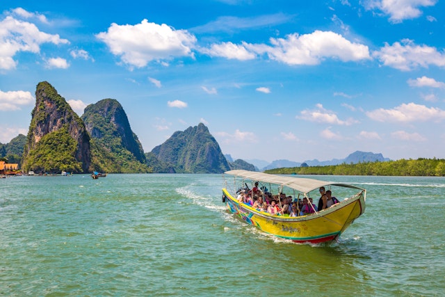 From downtown markets to the karst landscapes of Ao Phang Nga National Park, Phuket is a sampling platter of Thai experiences. Sergii Figurnyi/Shutterstock