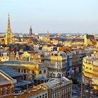 The cityscape of Lille during the late afternoon.