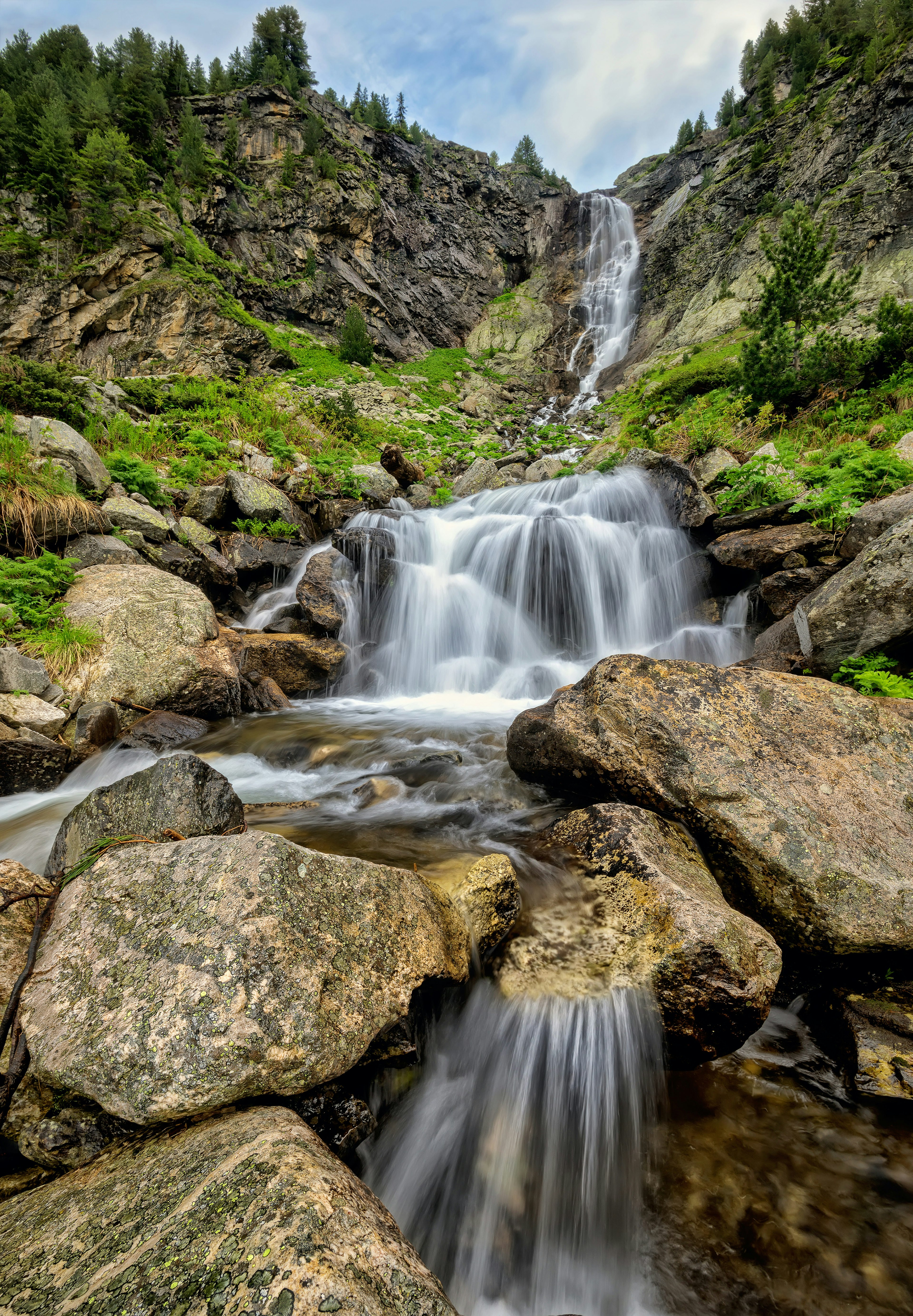 The 70m-high Skakavitsa waterfall in the Rila Mountains.