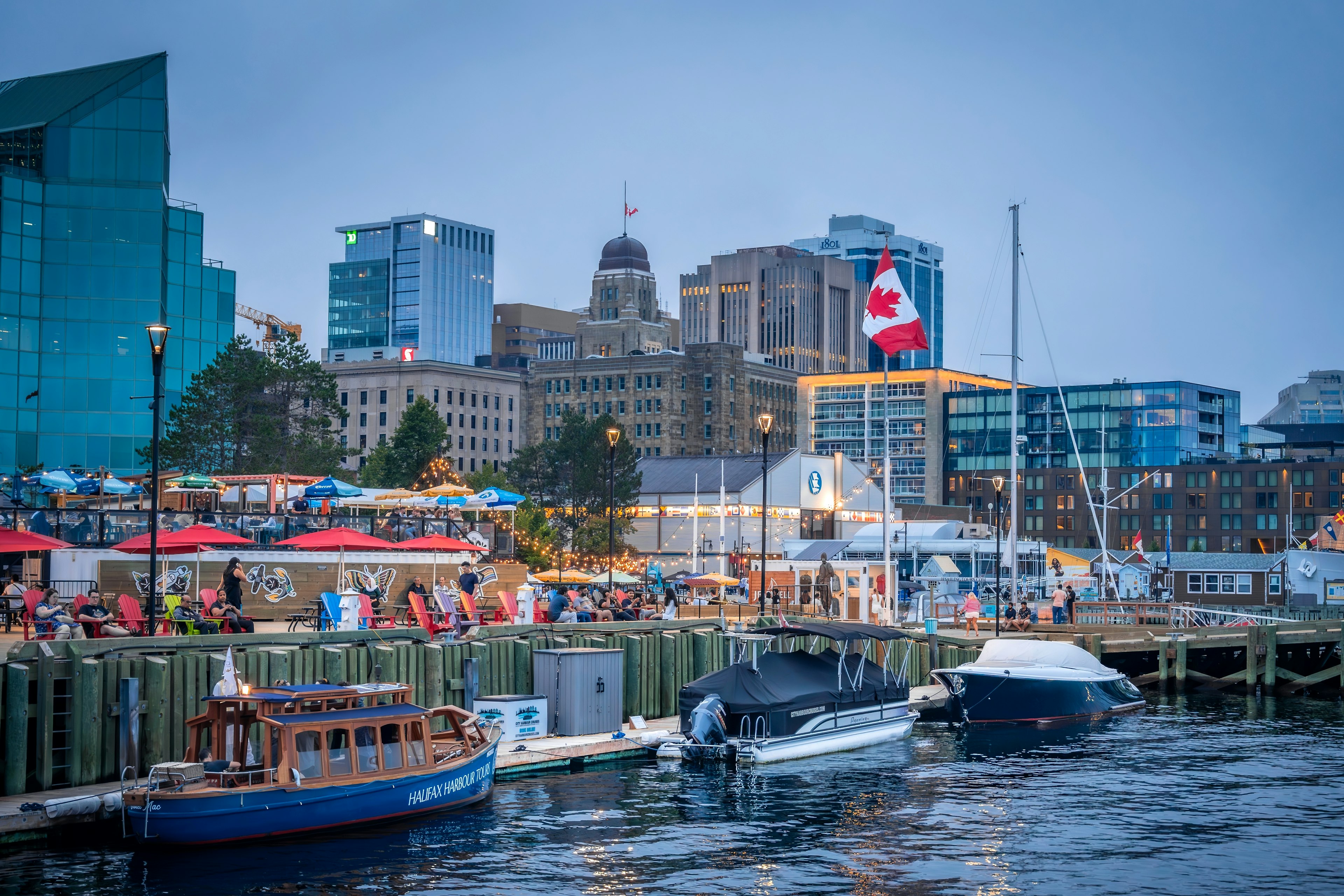 Settle in for a trip across eastern Canada, ending up on the waterfront in Halifax, Nova Scotia. J Duquette/Shutterstock