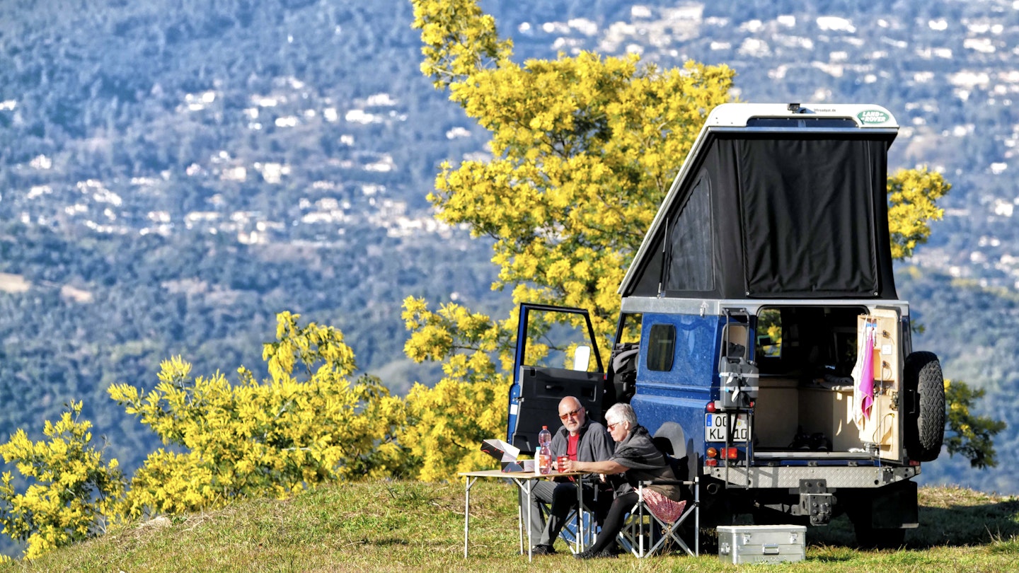 People enjoy their leisure time near mimosa trees in Mandelieu-la-Napoule, southern France, Jan. 21, 2022. The harvest season of mimosa flowers lasts from December to March. (Photo by Serge Haouzi/Xinhua via Getty Images)
1237895851
wn
People enjoy their leisure time near mimosa trees in Mandelieu-la-Napoule, southern France, Jan. 21, 2022. The harvest season of mimosa flowers lasts from December to March.