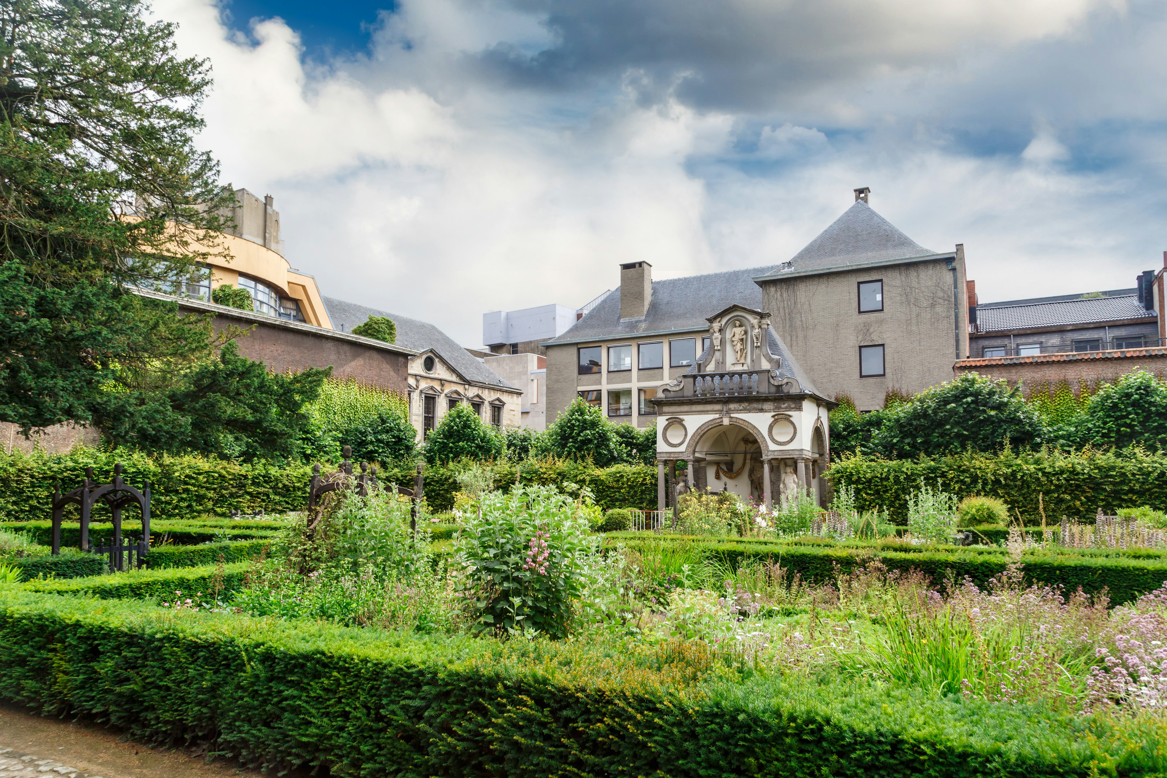 A 16th-century house with well-maintained gardens