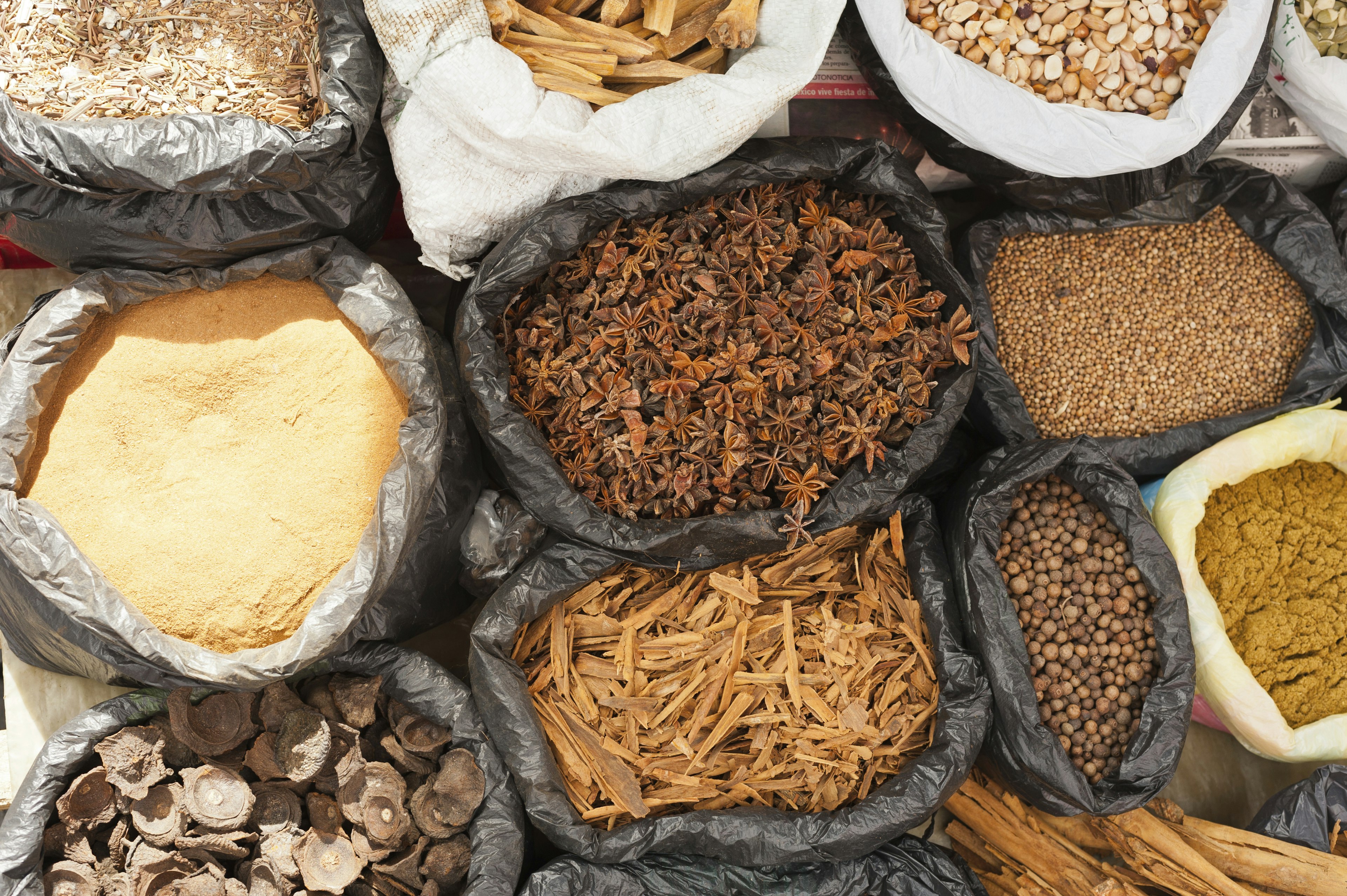 Products on the market of Otavalo, Ecuador