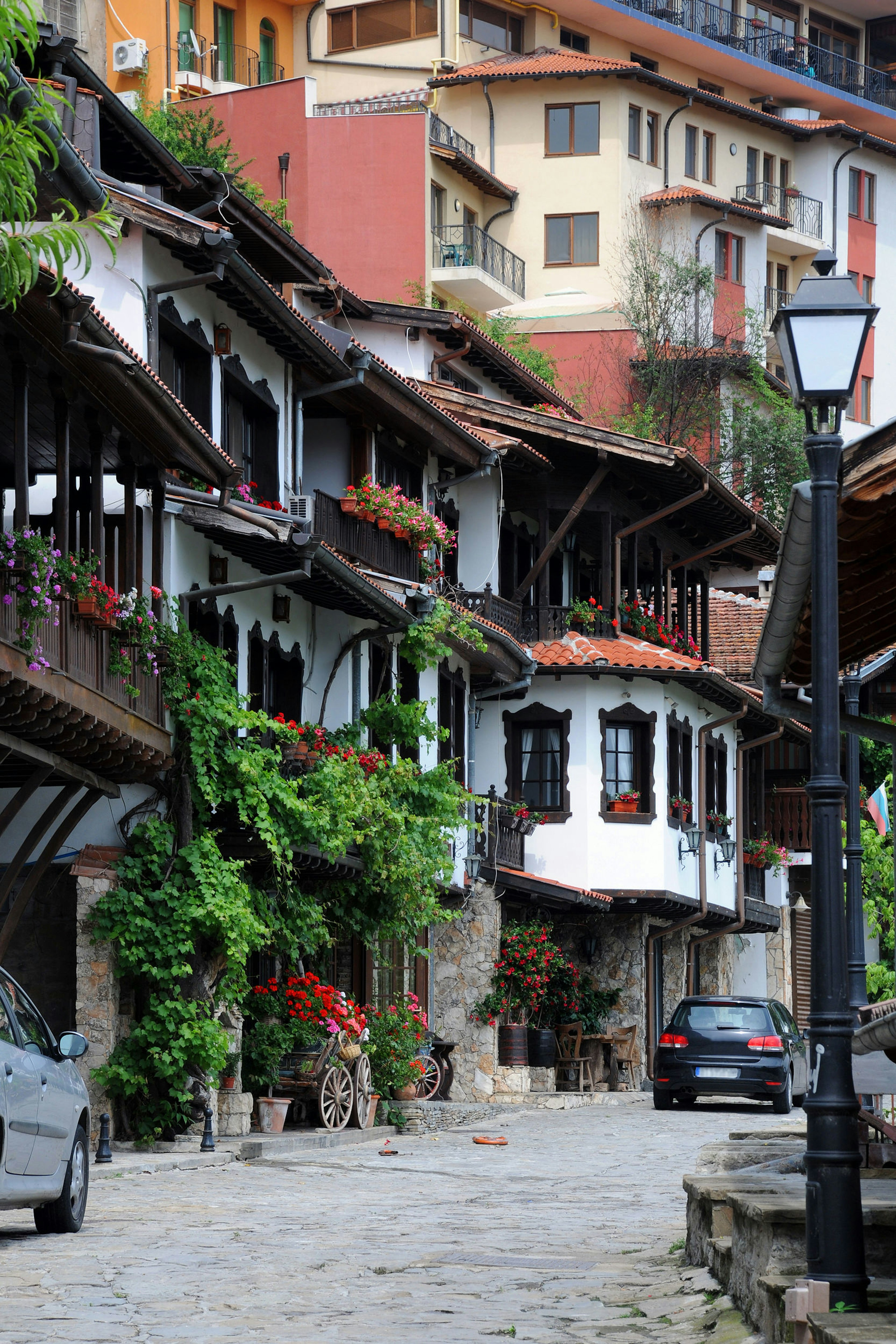 Traditional Bulgarian houses in Ulitsa Gurko