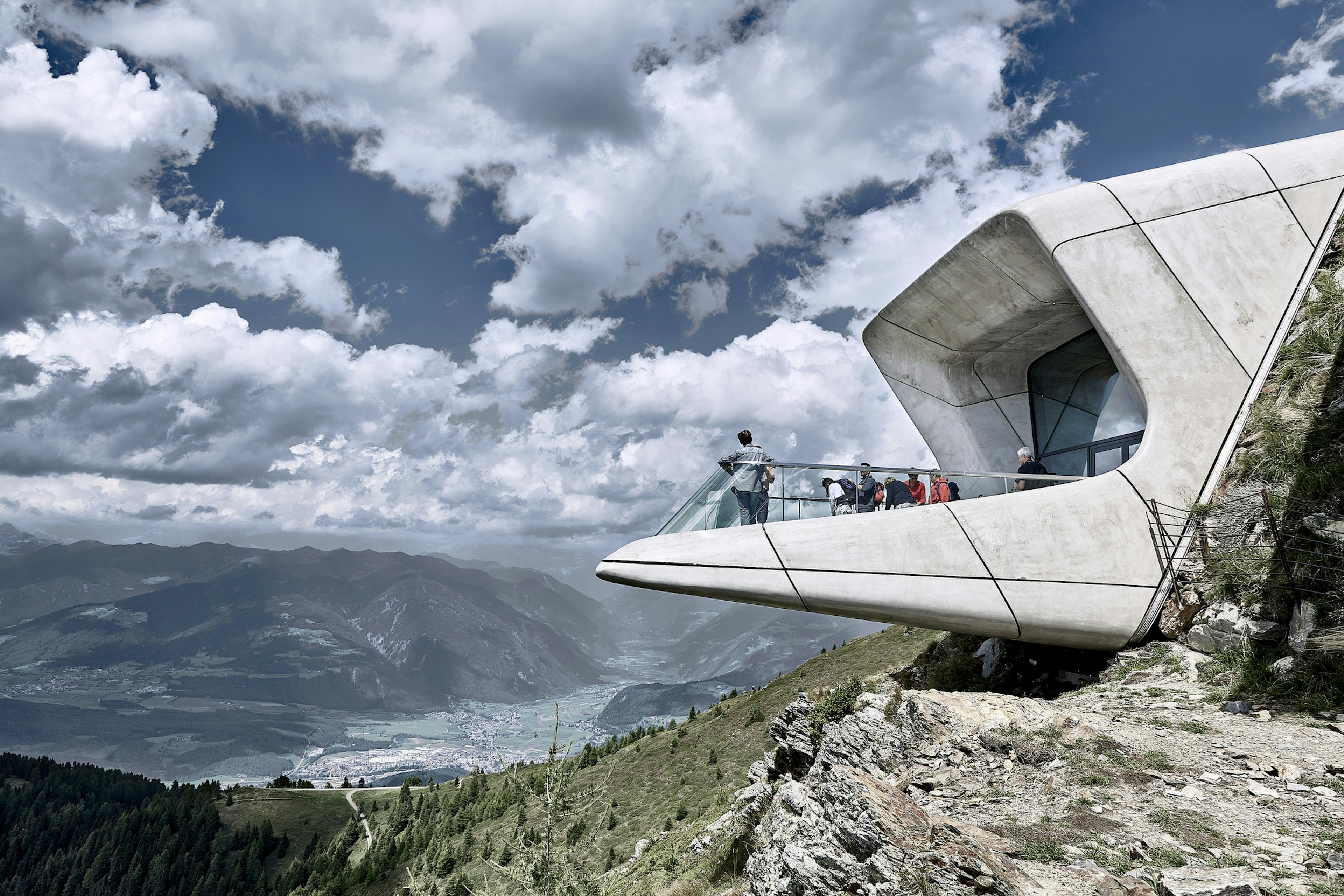 One of Reinhold Messner's mountain-hugging museums at Corones in South Tyrol. Tom Jasny/Getty Images