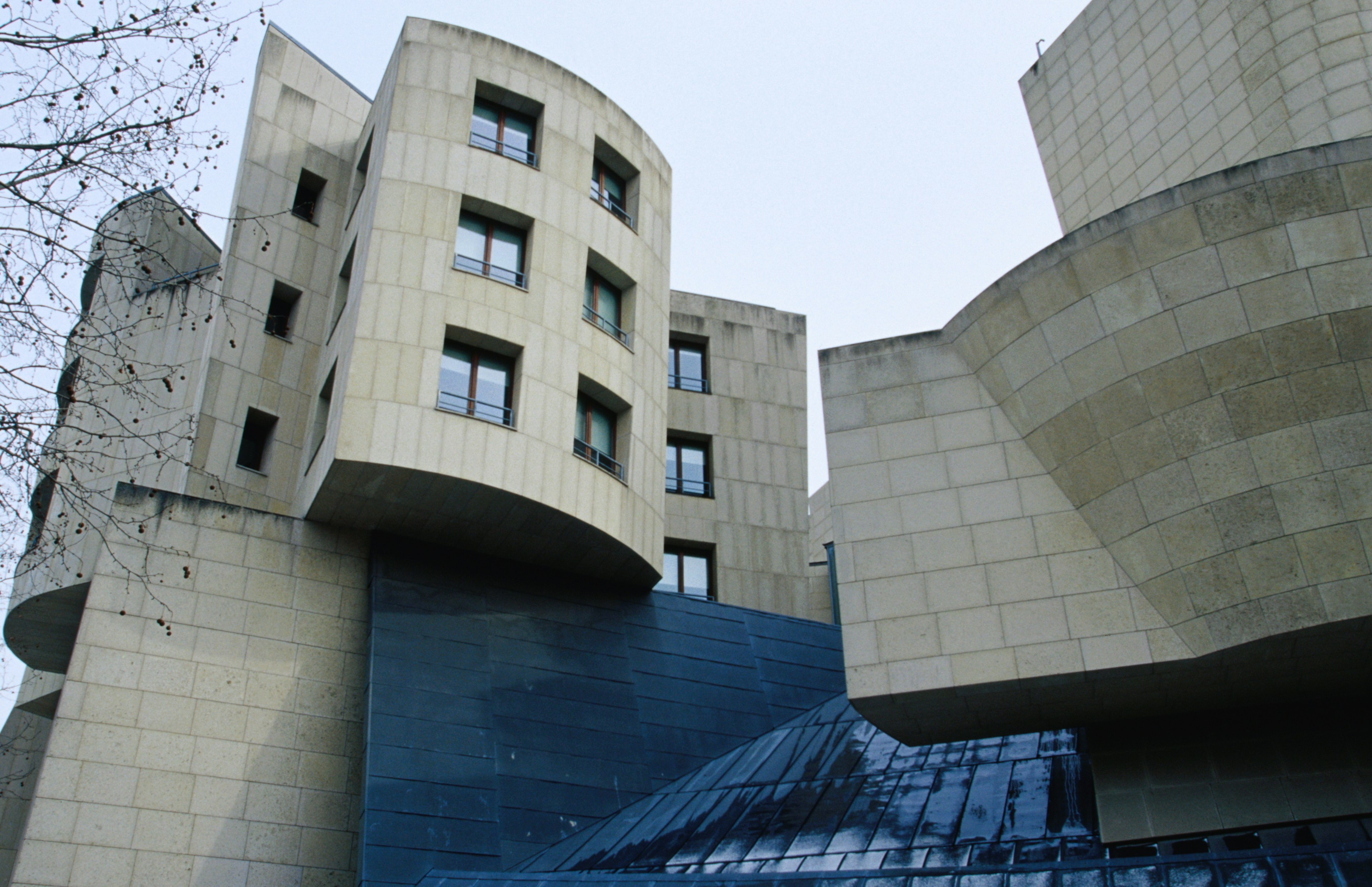 Exterior of La Cinematheque Francaise.