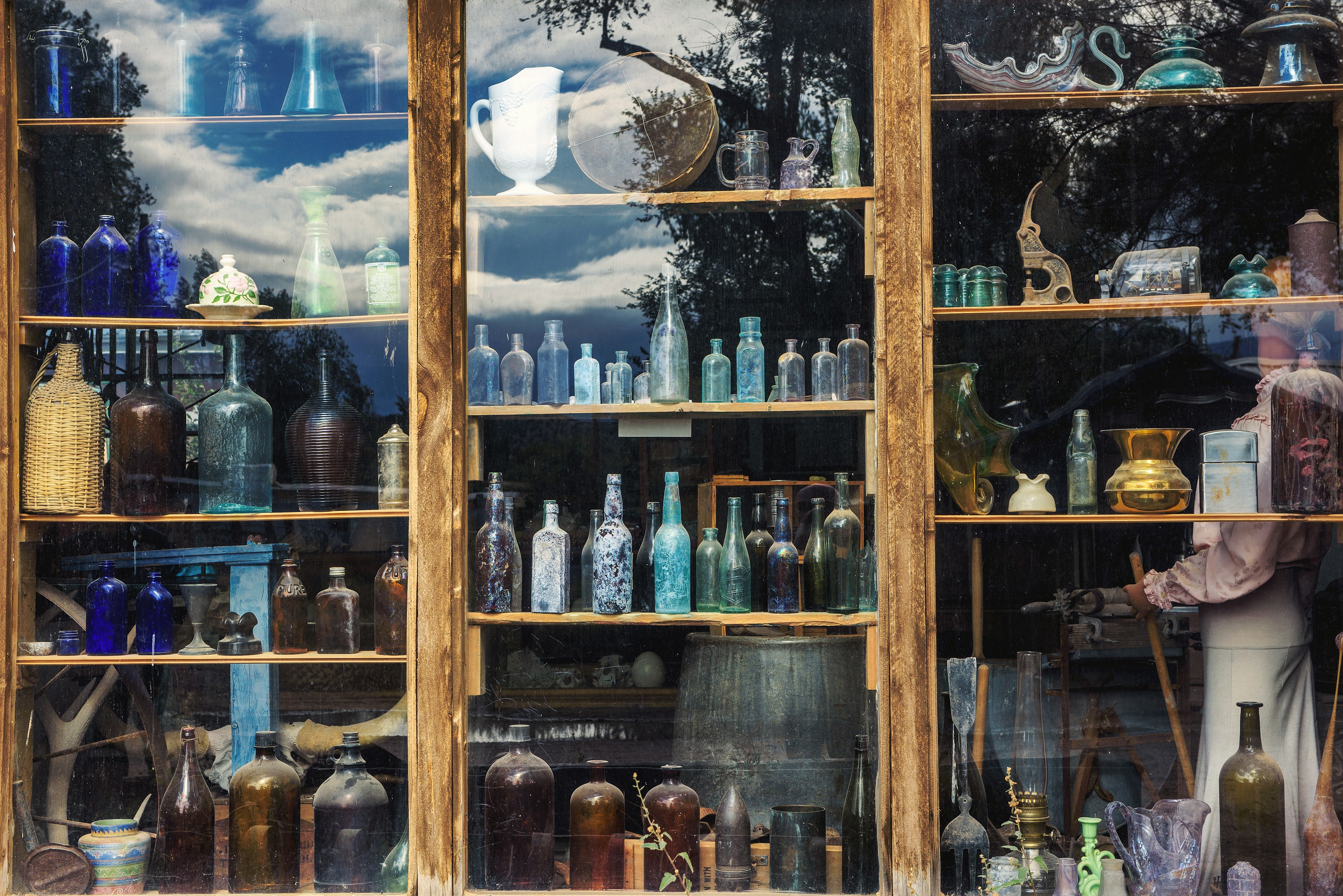 Casa Grande Trading Post and Mining Museum located along the Turquoise Trail National Scenic Byway