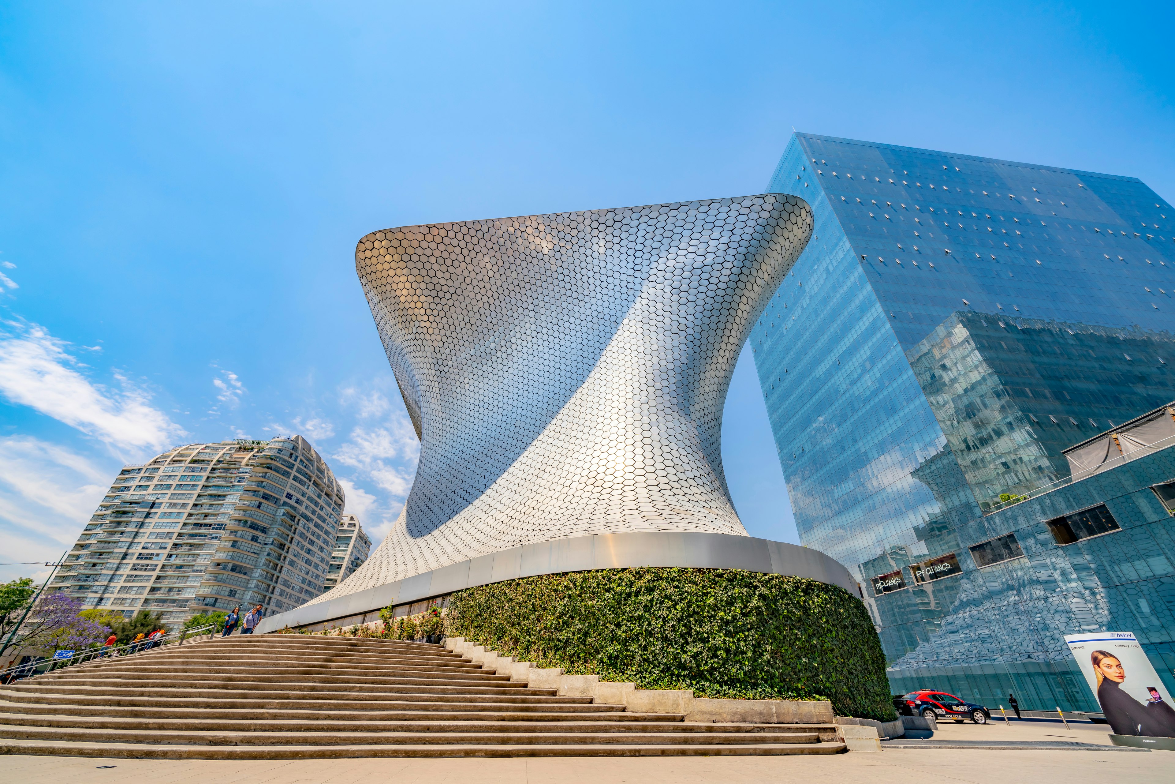 The Museo Soumaya is a private museum in Mexico City and a non-profit cultural institution with two museum buildings in Mexico City located at Plaza Carso.