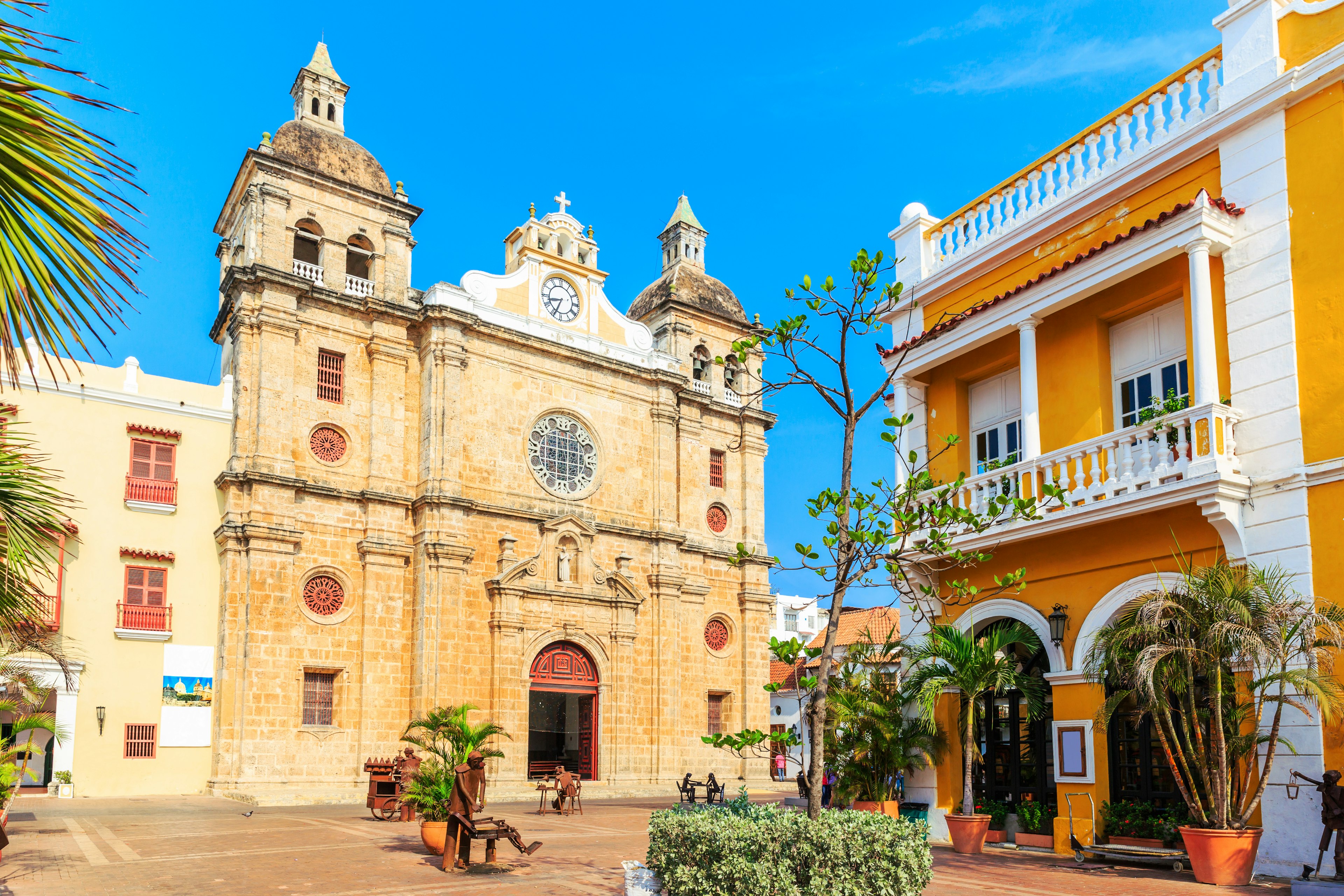 Cartagena, Colombia. Church of St Peter Claver.