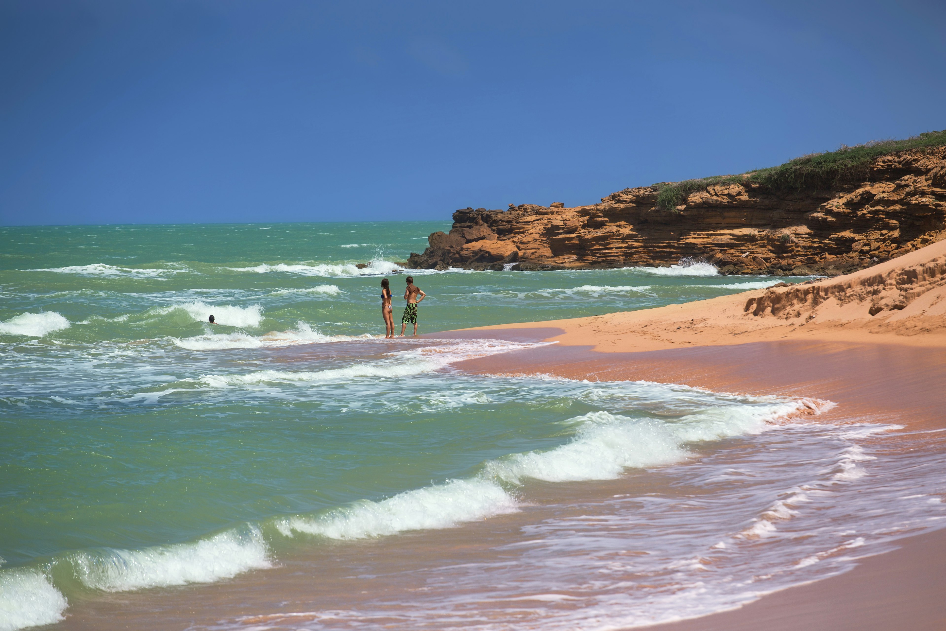 Taroa dunes near Punta Gallinas is the northern point of South America, La Guajira, Colombia