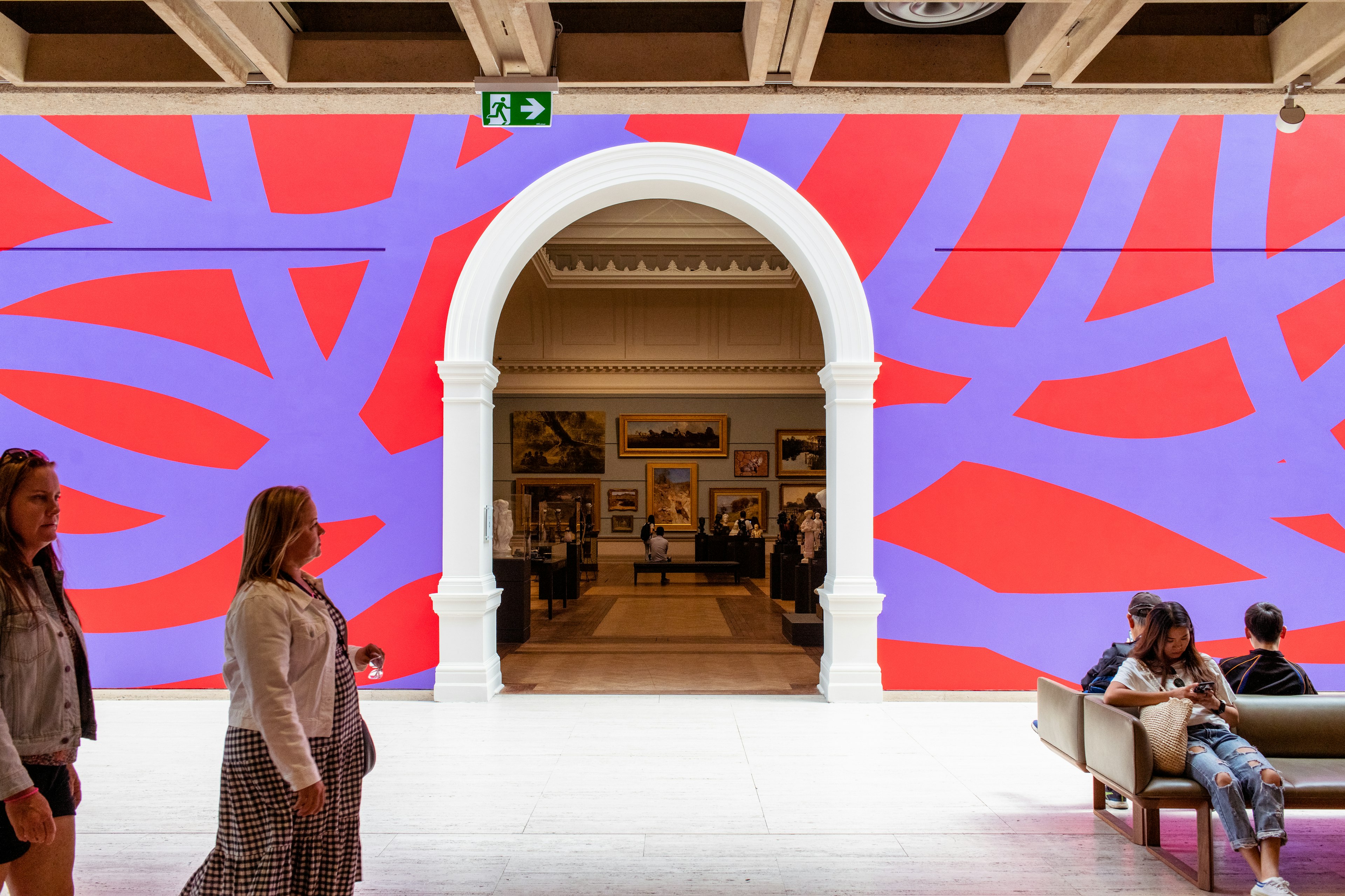 Interior shot of Art Gallery of NSW Sydney