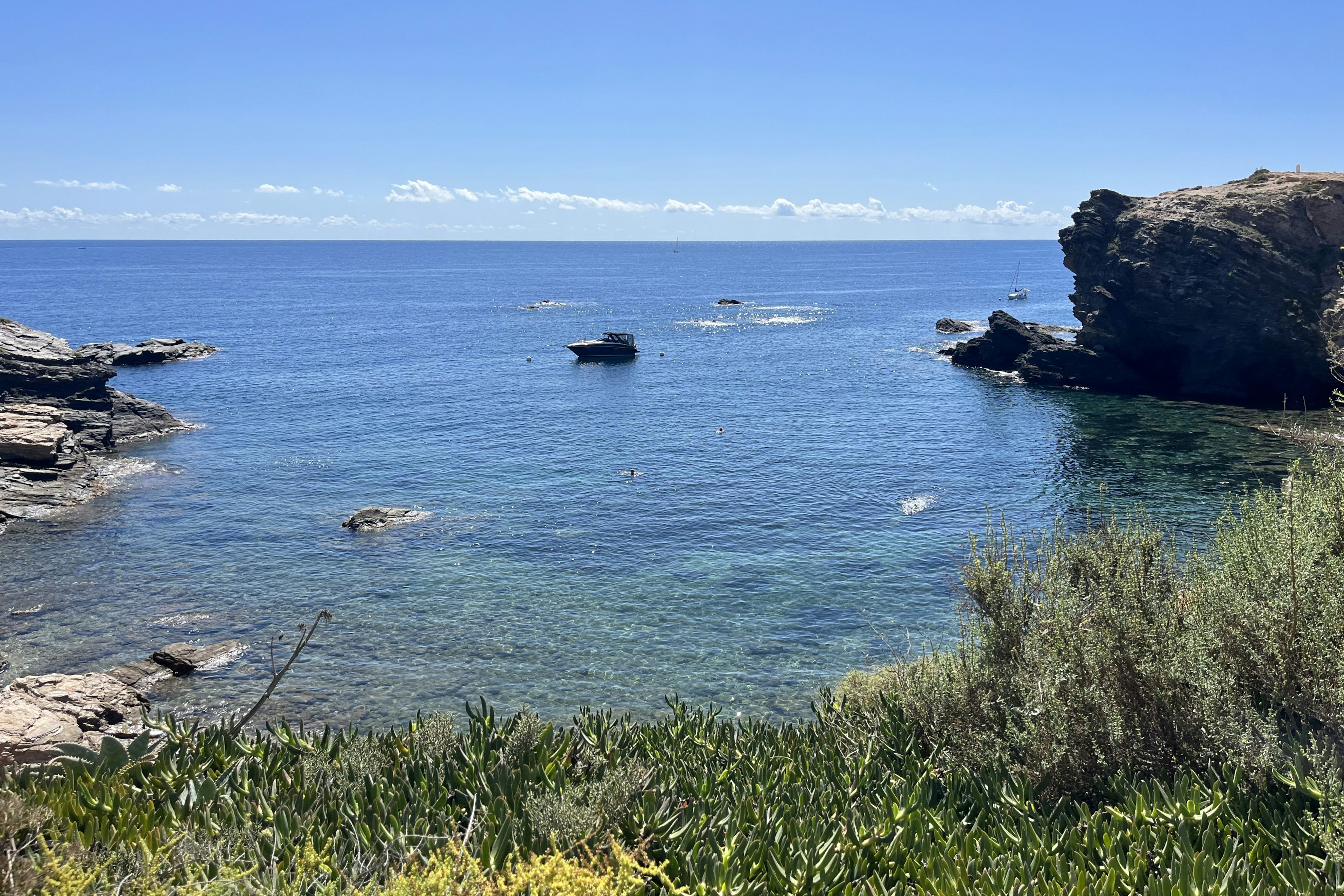 A view of the coastline at Cabo de Palos, Murcia, Spain.