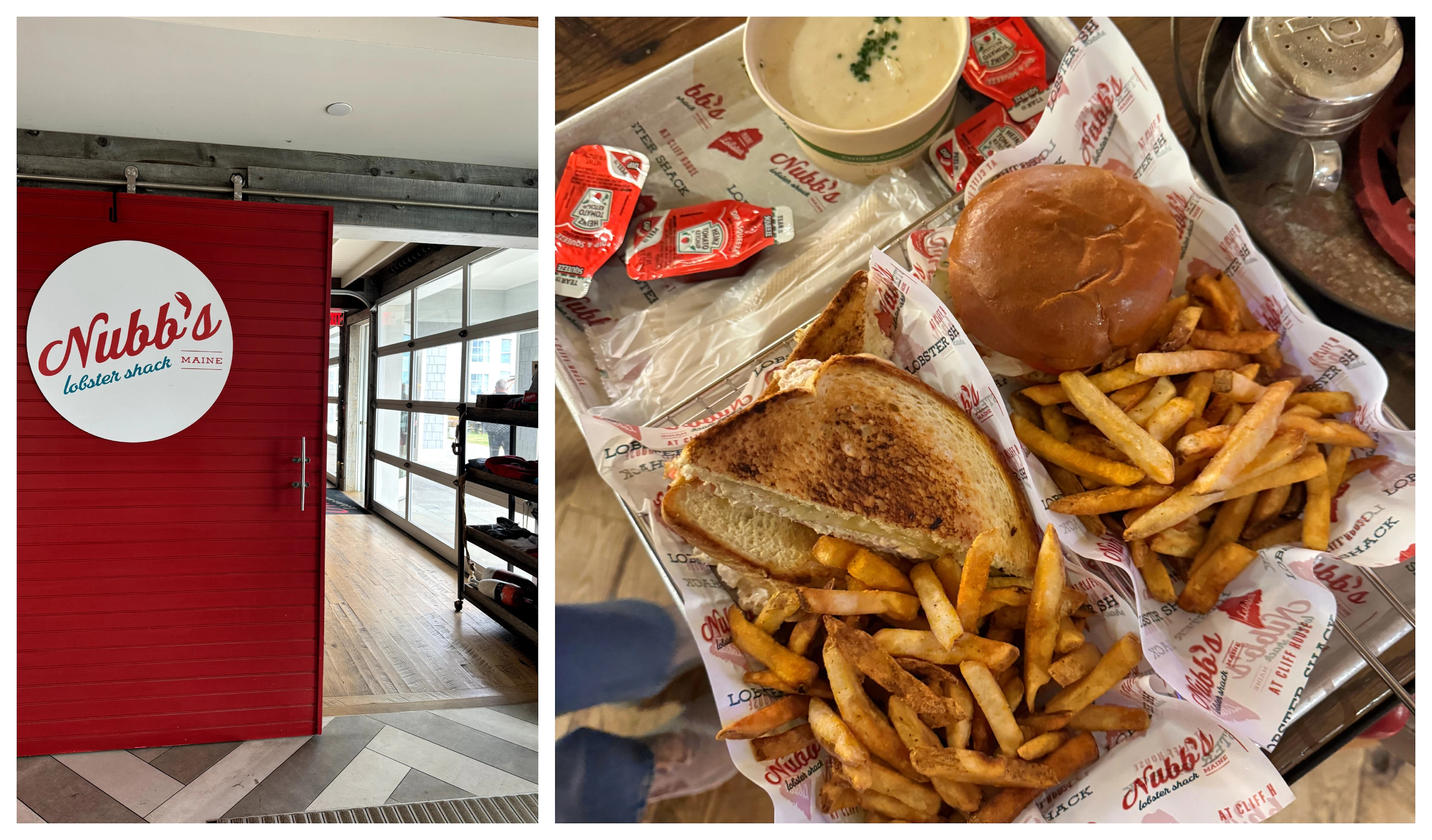 Крабовая закусочная Nubb's в Cliff House в Мэне.