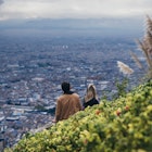 COLOMBIA - APRIL 24: Couple enjoying the view of the city from the summit of Monserrate mountain, April 24, 2018 in Bogota, Colombia; Shutterstock ID 1128567326; purchase_order: 65050 - Digital Destinations and Articles; job: Lonely Planet Online Editorial; client: Free things in Bogotá; other: Brian Healy
1128567326
america, american, andes, architect, architecture, area, beautiful, big, bogota, capital, catholic, cerro, christian, church, city, cityscape, climb, cloudy, colombia, colombian, fitness, funicular, green, hard, highland, hike, hill, landscape, latin, latin america, monserrate, monument, mountain, nature, pedestrian, people, religion, religious, skyline, street, tourist, travel, trees, trip, urban, view, walk
COLOMBIA - APRIL 24: Couple enjoying the view of the city from the summit of Monserrate mountain, Bogota, Colombia