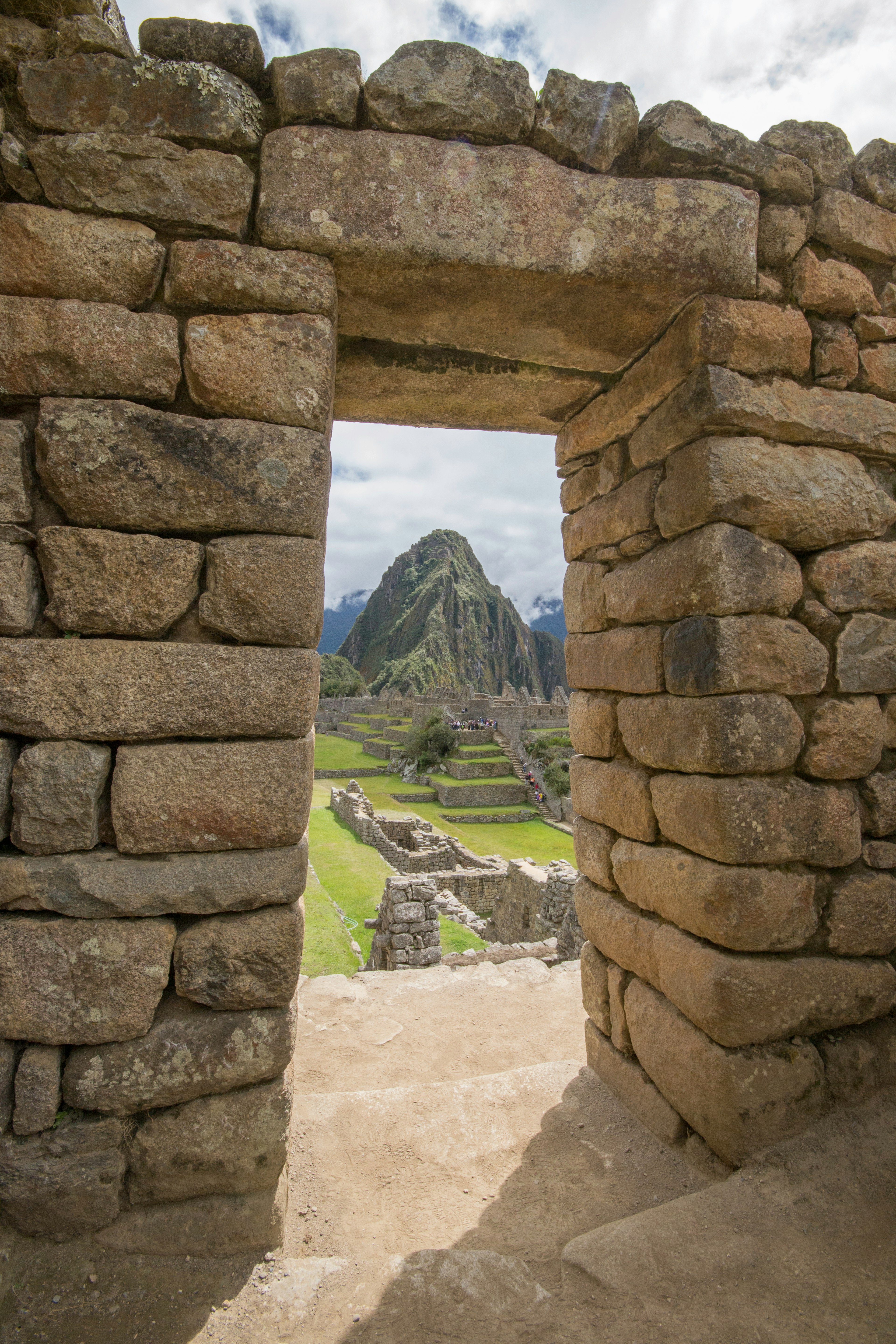 Machu Picchu is a 15th-century Inca citadel situated on a mountain ridge 2,430 metres above sea level.