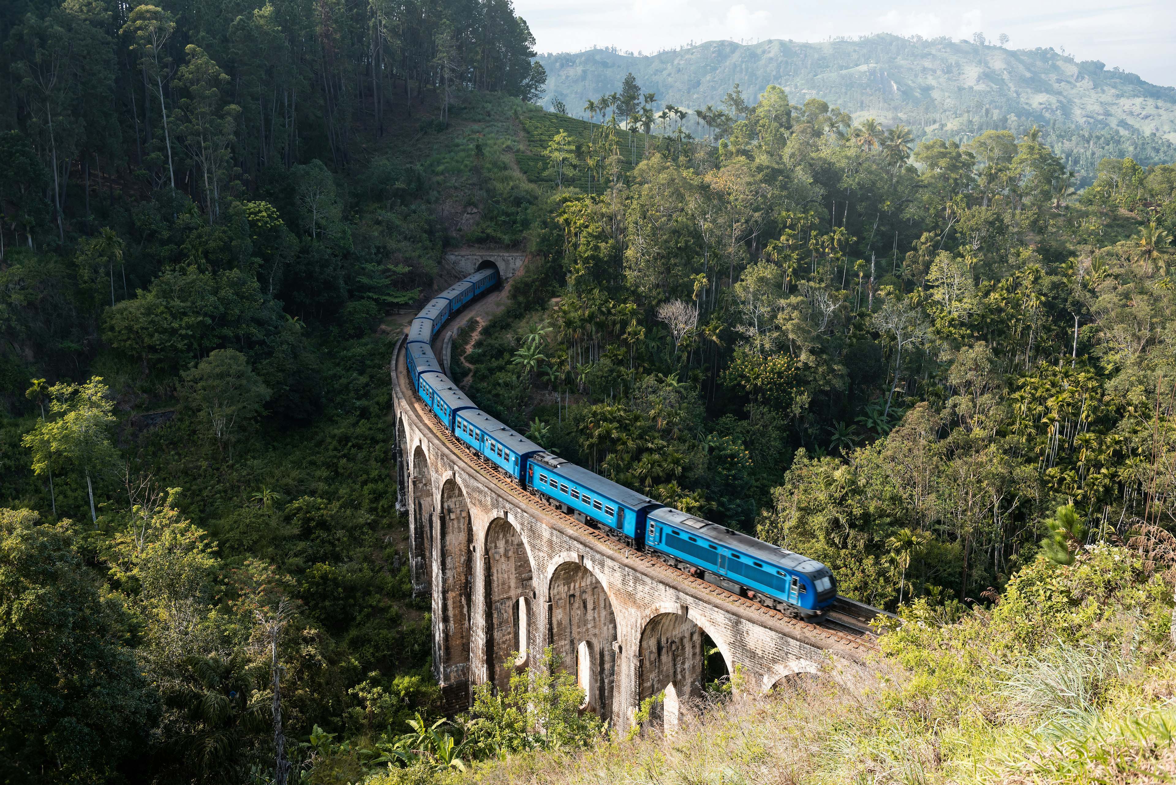 Famous Nine arch bridge in Ella, Demodara, Sri Lanka