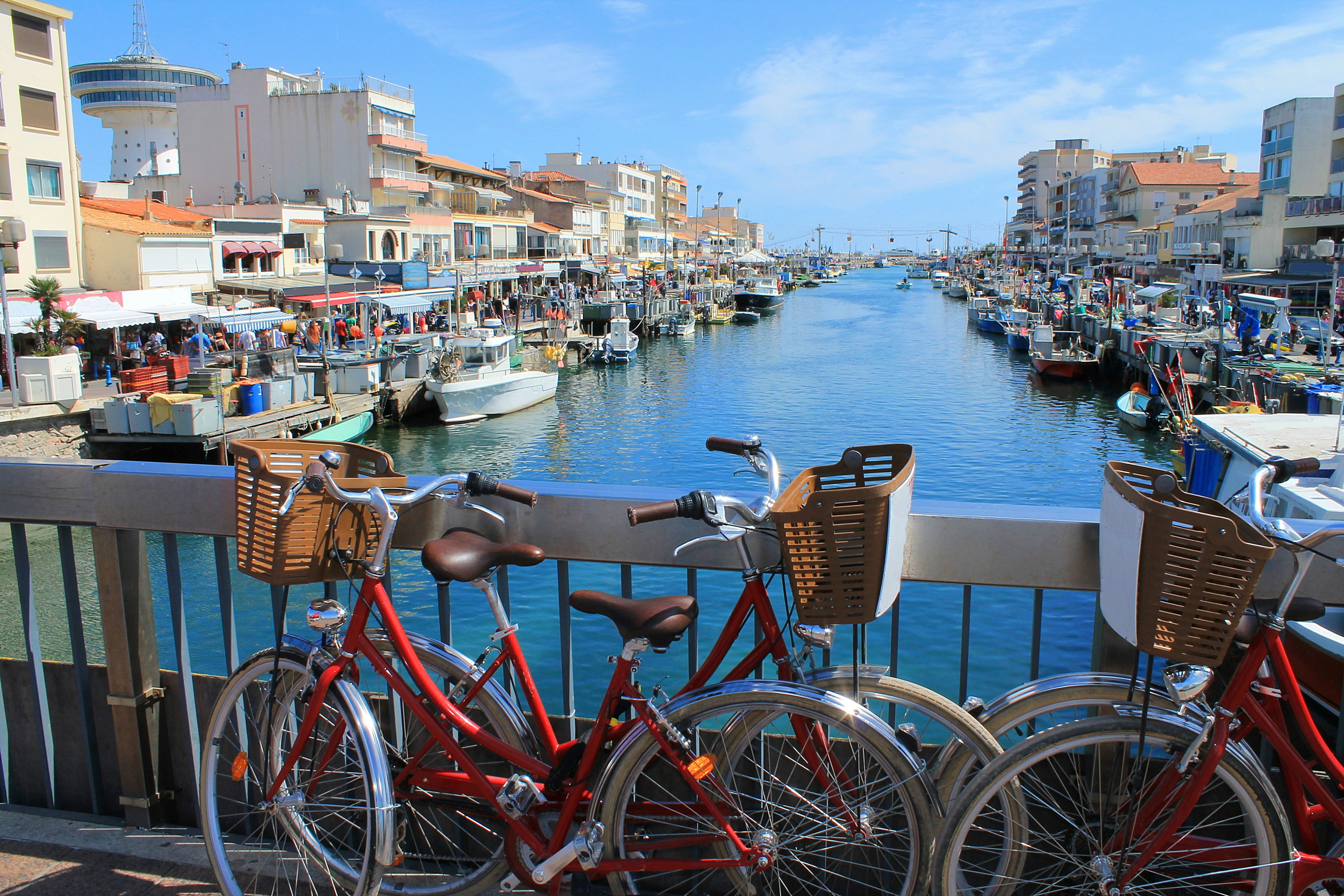 Palavas les flots, a seaside resort in the south of Montpellier.