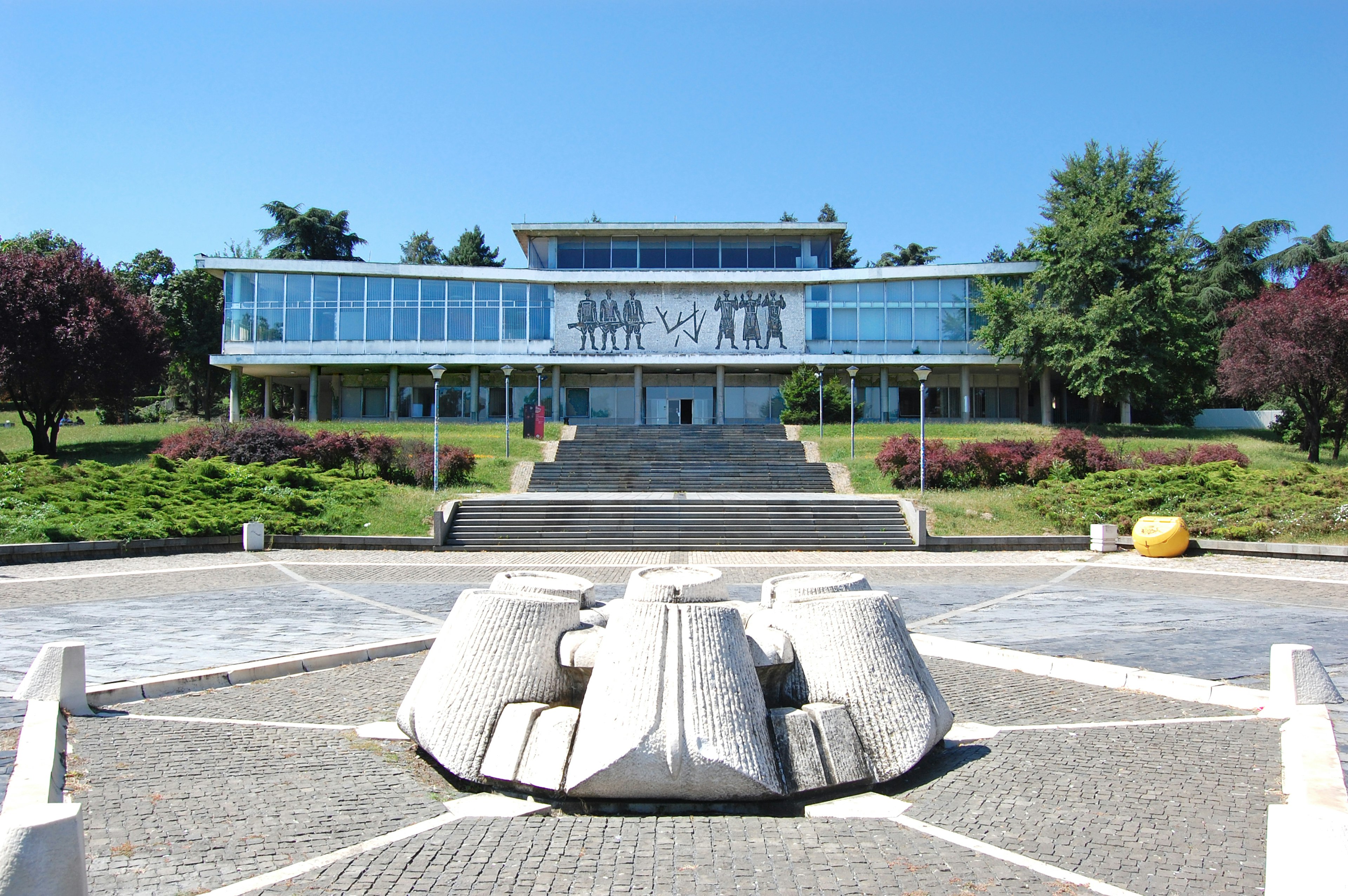 Exterior of the Museum of Yugoslav History.