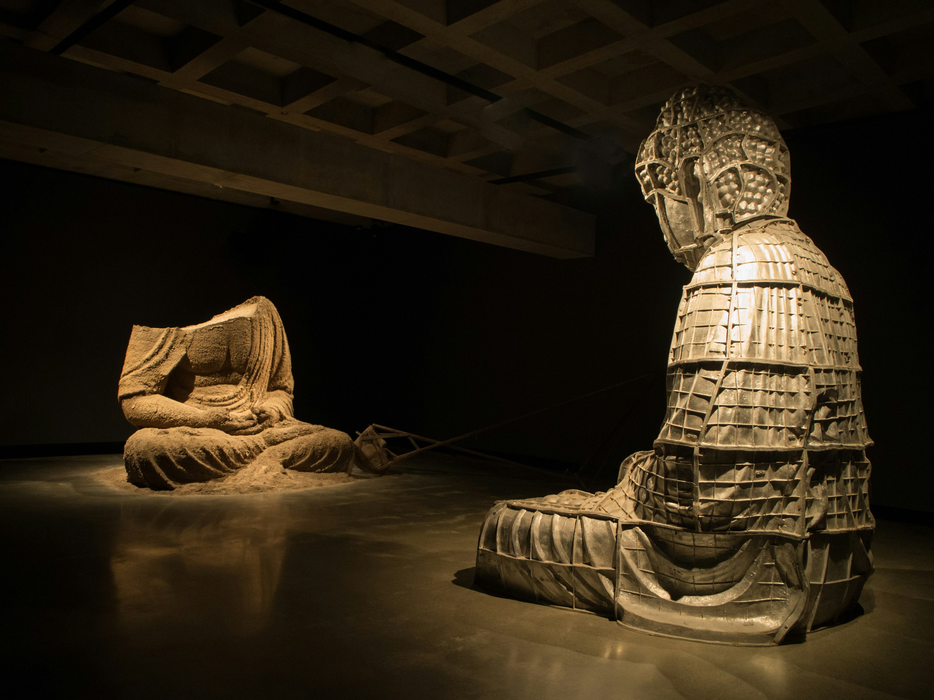 A sculpture of Buddha at the Museum of Old and New Art, Hobart