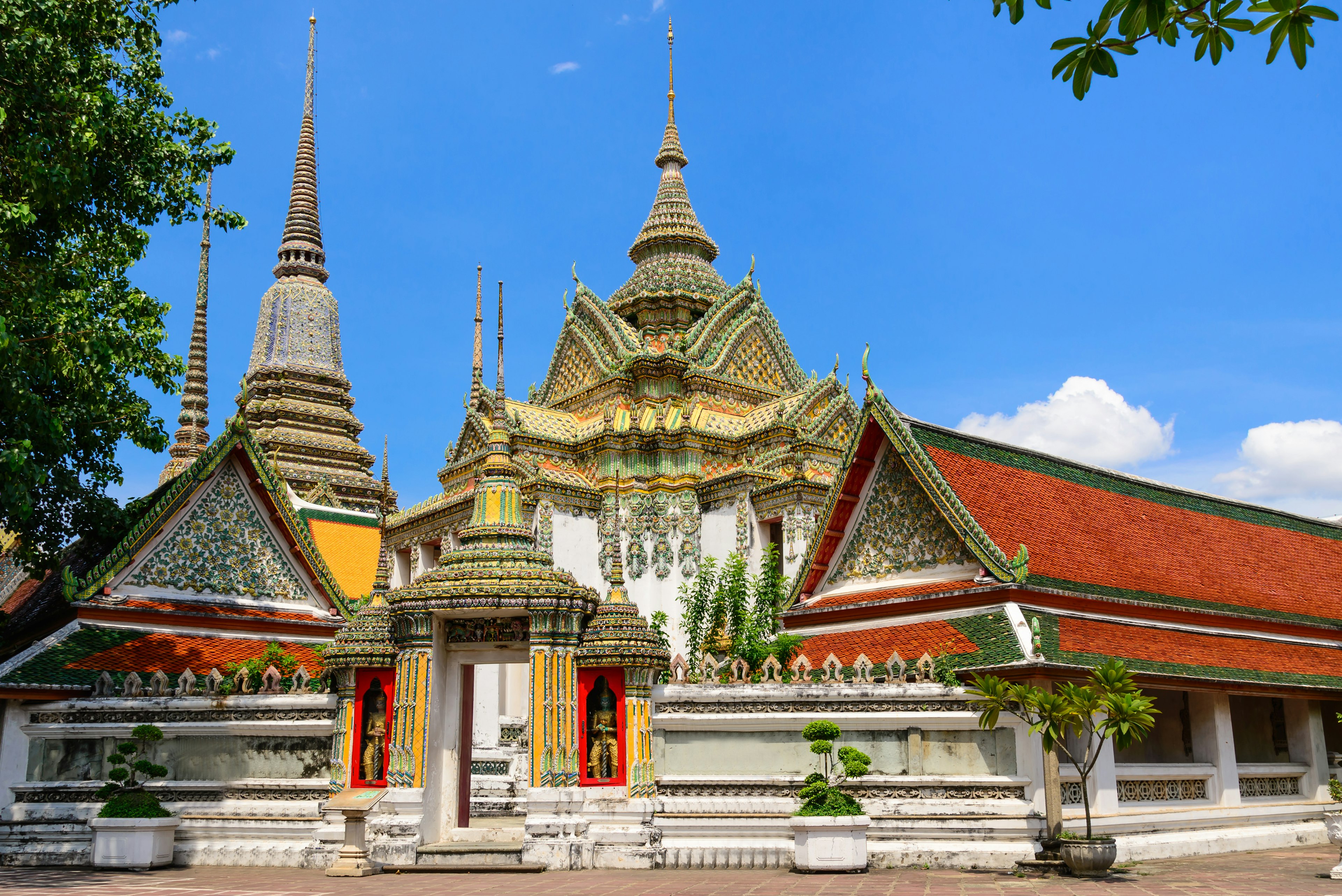 Wat Pho Temple houses the 'Reclining Buddha' in Bangkok, Thailand