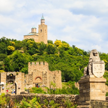 Tzarevetz fortress at Veliko Turnovo, Bulgaria.