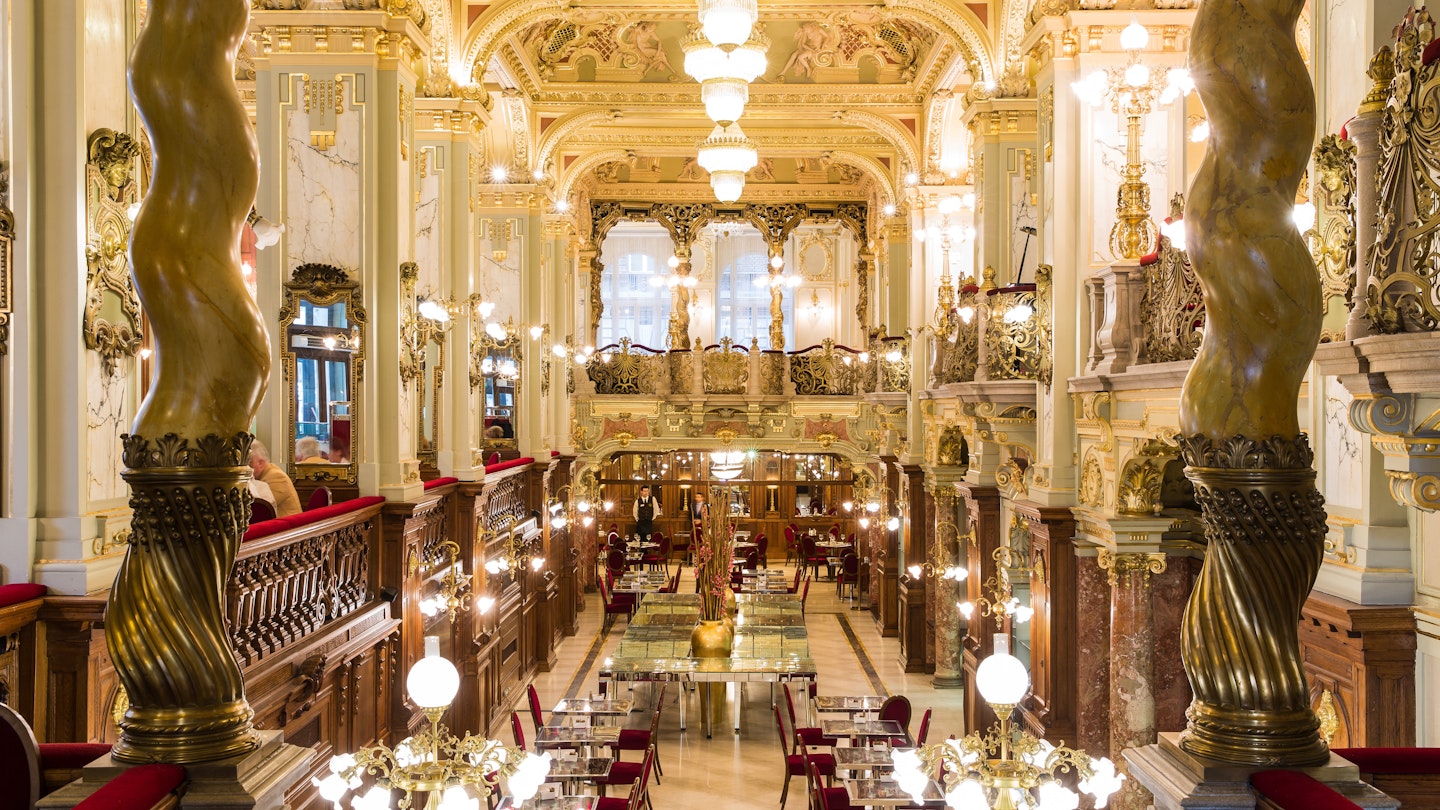 December 9, 2014: New York Cafe inside the New York Palace hotel in Budapest.
492702319
decoration, cafe, destination, table, leisure, travel, budapest, day, new, drink, urban, culture, landmark, restaurant, light, old, york, traditional, building, hungary, architecture, city, interior, inside, tourism, scene, indoor, europe