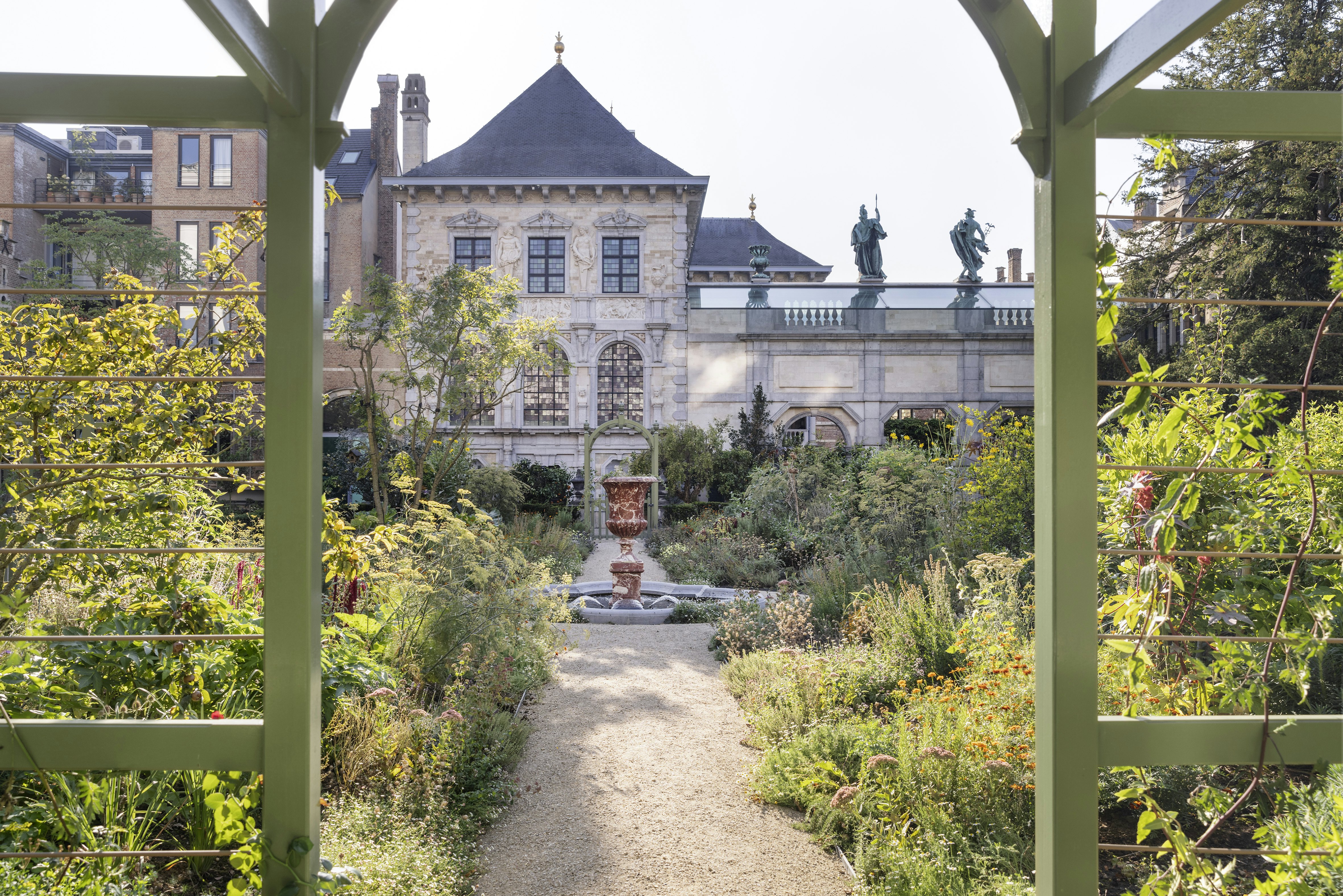 A 16th-century house with well-maintained gardens