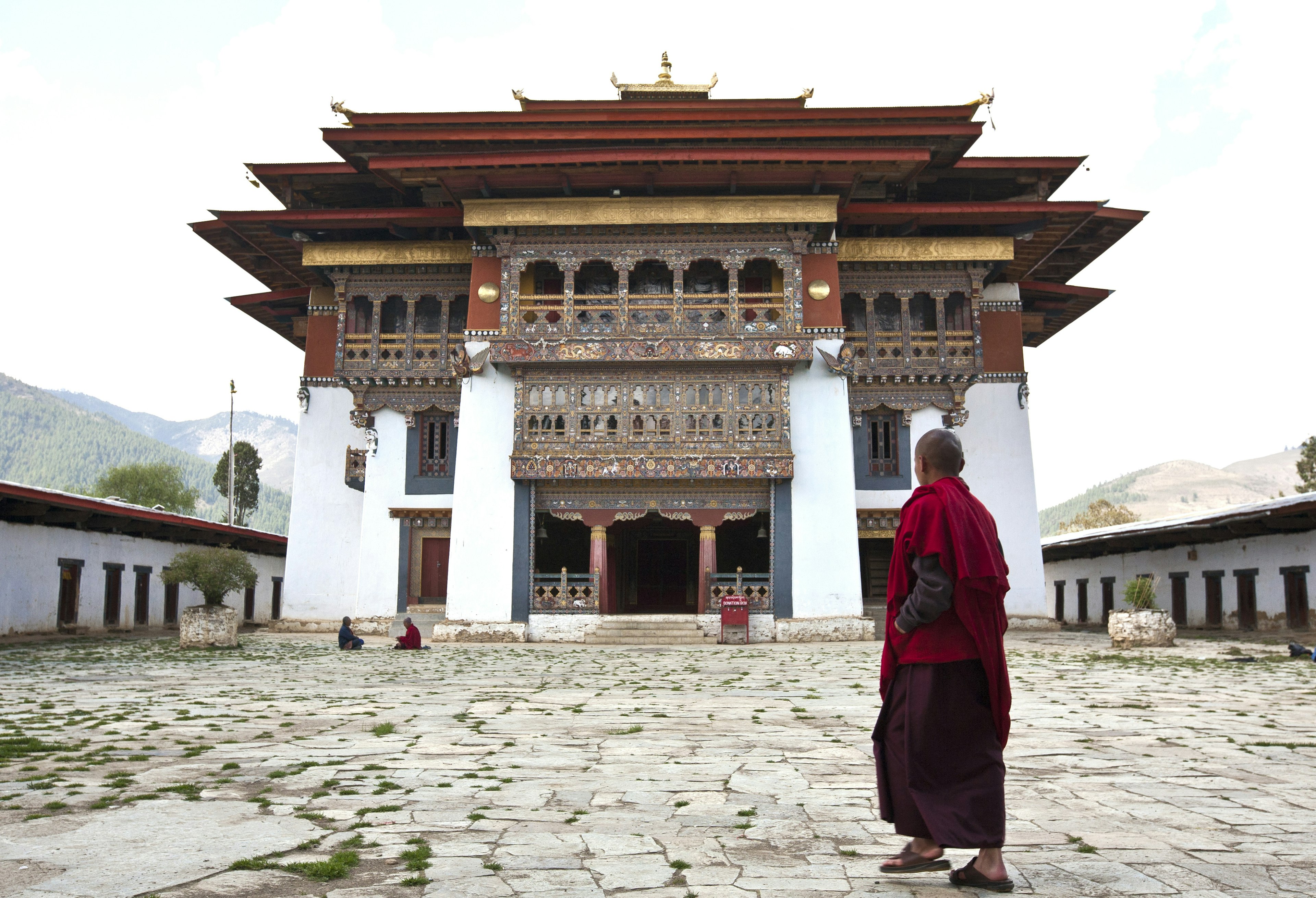 Gangte Goemba (Monastery), Phonbjikha Valley.