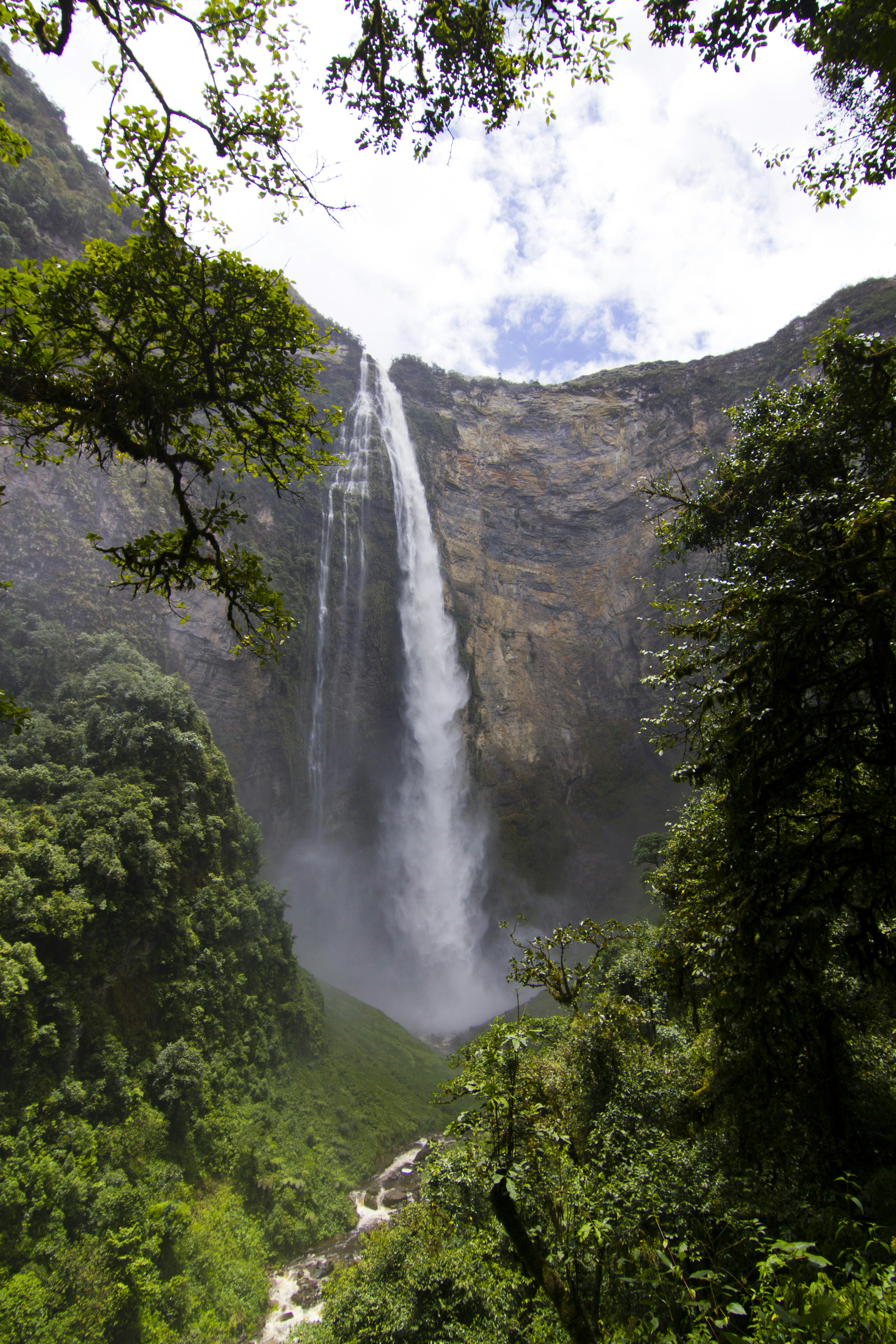 Gocta waterfalls in the Amazonas of Peru.