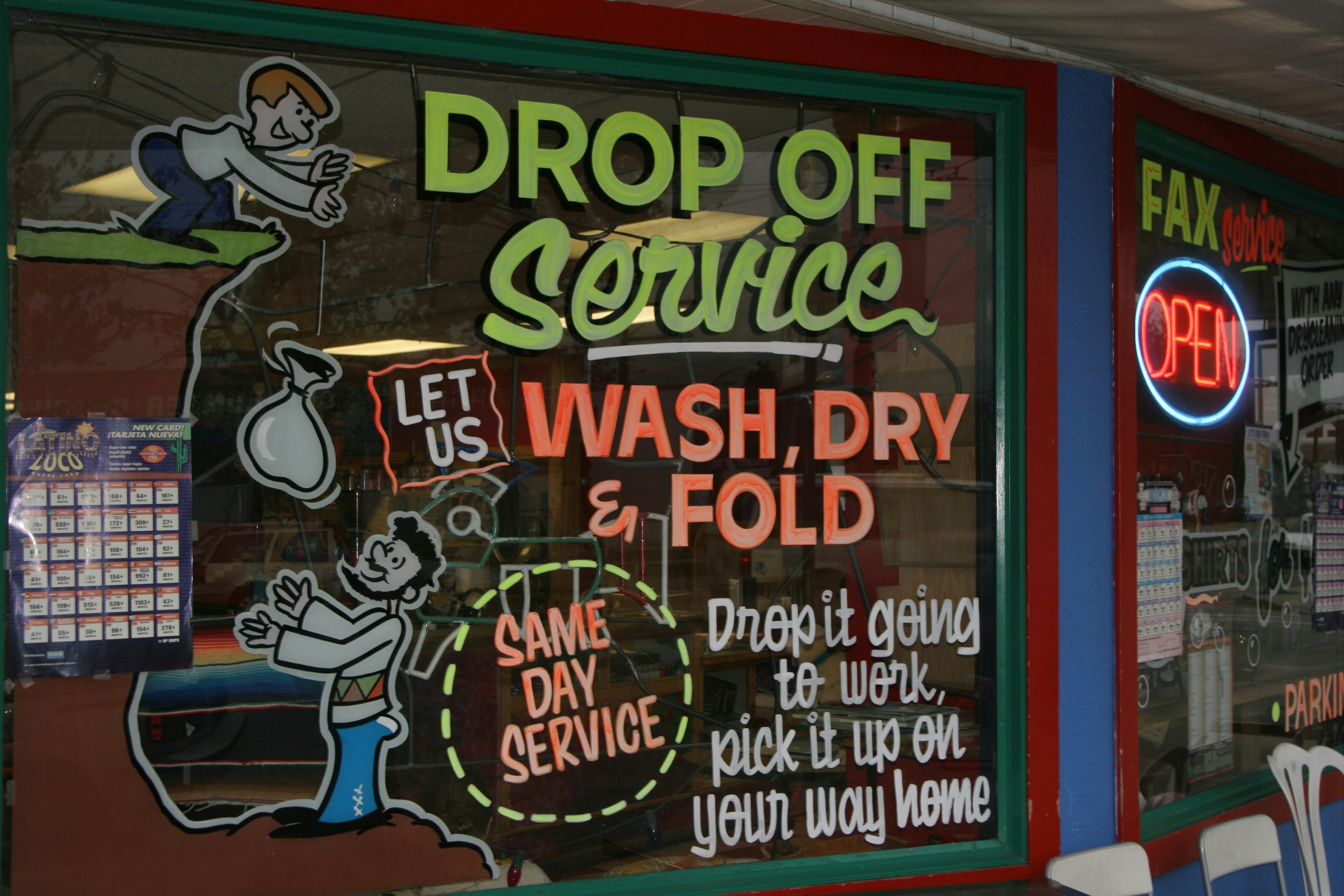 Демонстрационное окно в прачечной, Китсилано.