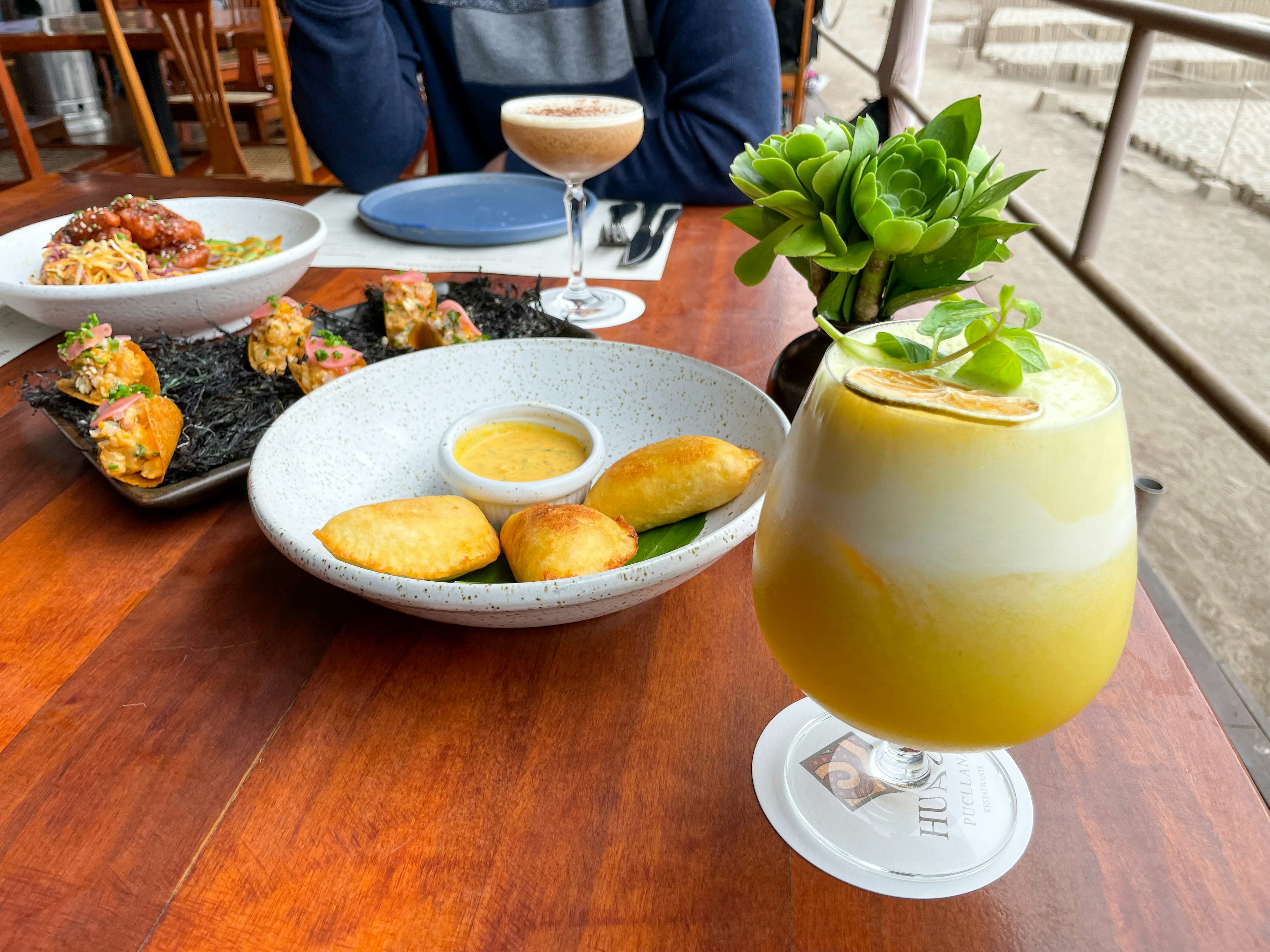 A meal and cocktails at La Huaca Pucllana