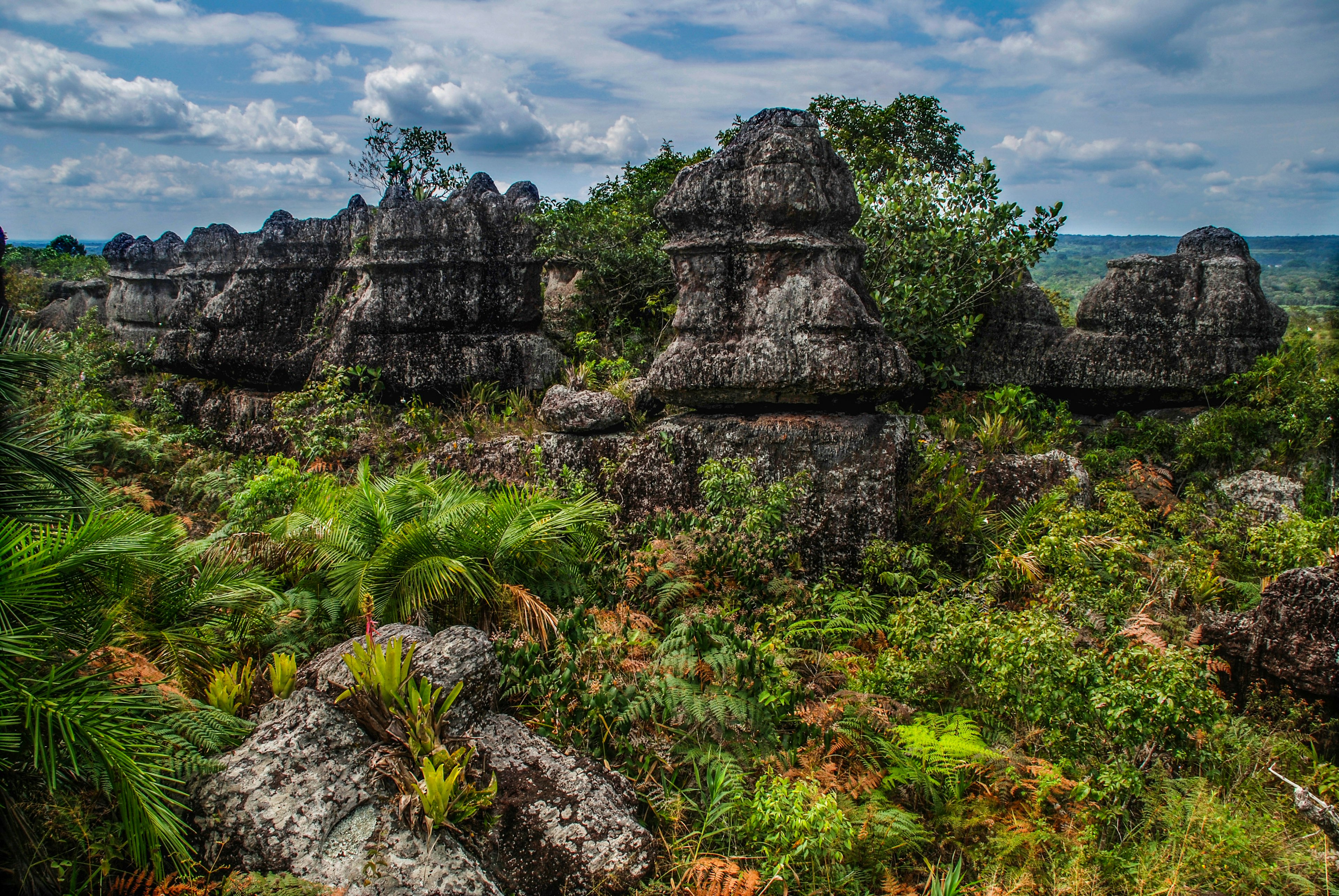 Stone city in National Park of Serrania de la Macarena, La Macarena, Colombia, South America