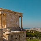 Athens, Grece - July 16, 2020 - Ancient Temple of Athena Nike on the Acropolis hill , License Type: media, Download Time: 2024-11-22T20:36:45.000Z, User: mvm_lonelyplanet, Editorial: true, purchase_order: 56530 - Guidebooks, job: Global Publishing-WIP, client: Greece 17_IH, other: Virginia Moreno