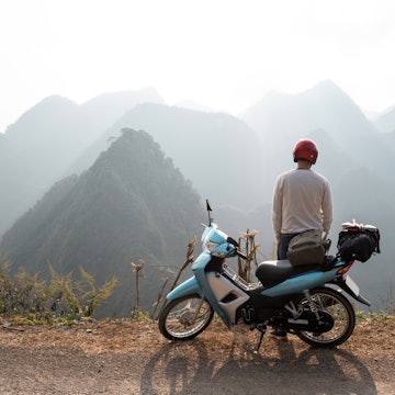 A backpacker enjoys the stunning views of the road and landscape on a motorcycle trip through the HA GIANG loop, Vietnam; Shutterstock ID 2293882985; purchase_order: 65050 - Digital Destinations and Articles; job: Lonely Planet Online Editorial; client: The ultimate Ha Giang loop itinerary; other: Brian Healy
2293882985
action, adventure, adventurer, agriculture, asia, backpack, bike, dangerous curvy road, drive, enduro, ethnicity, explorer, extreme, freedom, ha giang, ha giang loop, ha giang vietnam, holiday, landscape, local, man, motorcycle, mountain, nature, one, outdoors, people, positive emotions, real people, road, speed, terraced, together, tourist, transportation, travel, travel destination, two people, vacation, vehicle, vietnam, view, visit vietnam, young adult
A backpacker enjoys the stunning views of the road and landscape on a motorcycle trip through the HA GIANG loop, Vietnam