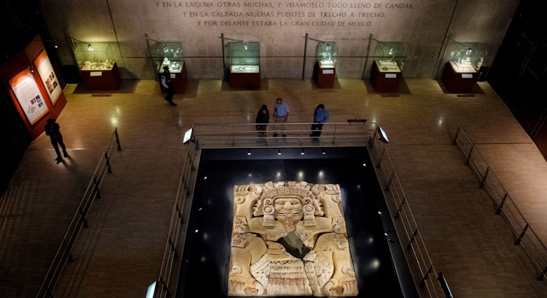 People look at El Rostro de la Diosa (The Face of the Earch Goddess) in a museum at the Templo Mayor in Mexico City, Mexico November 14, 2017. ; Shutterstock ID 2463413745; purchase_order: 65050; job: Lonely Planet Online Editorial; client: Discover Aztec history in Mexico City; other: Brian Healy
2463413745
People look at El Rostro de la Diosa (The Face of the Earch Goddess) in a museum at the Templo Mayor in Mexico City, Mexico