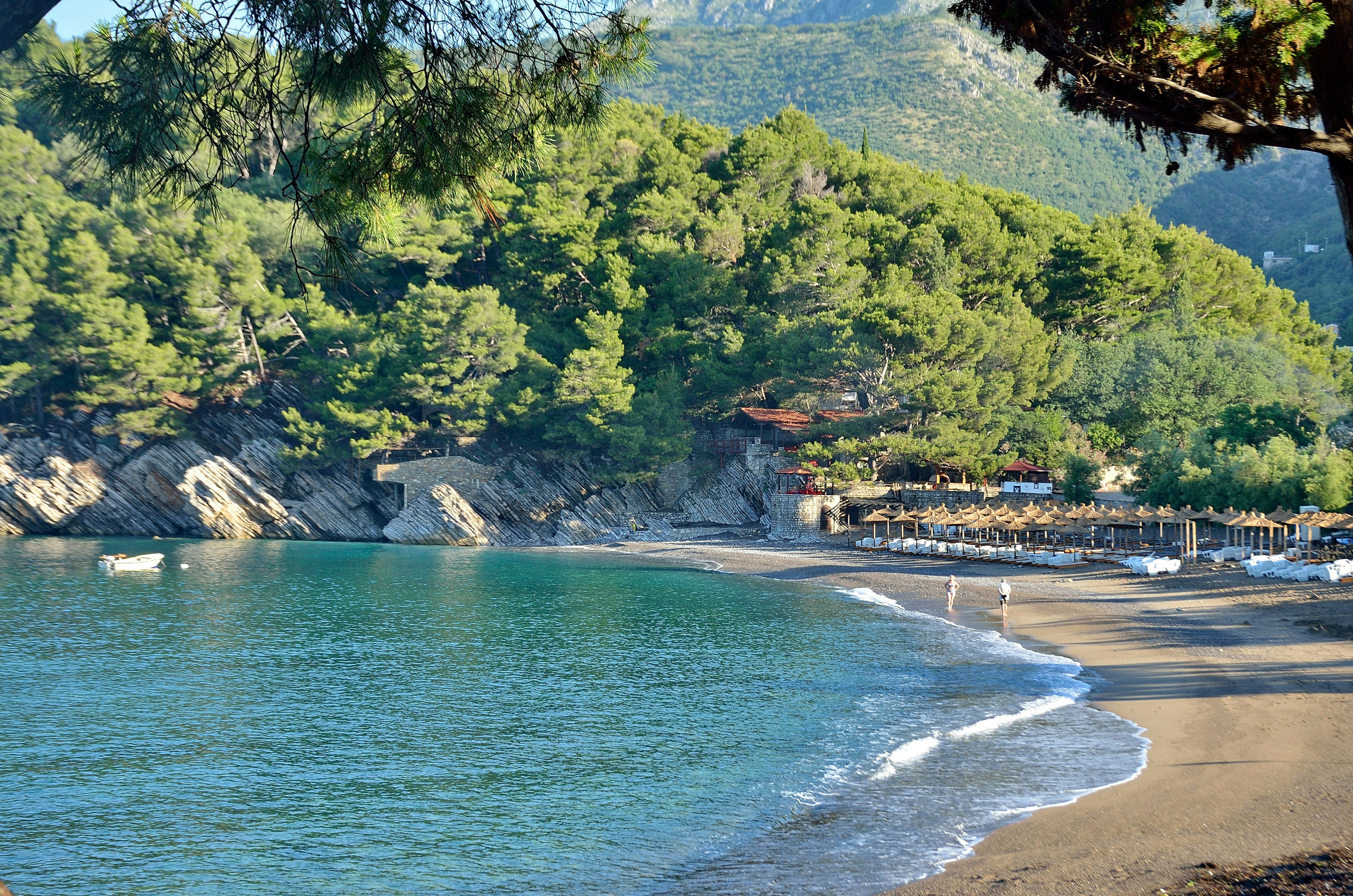 Lucice Beach near the coastal town of Petrovac.