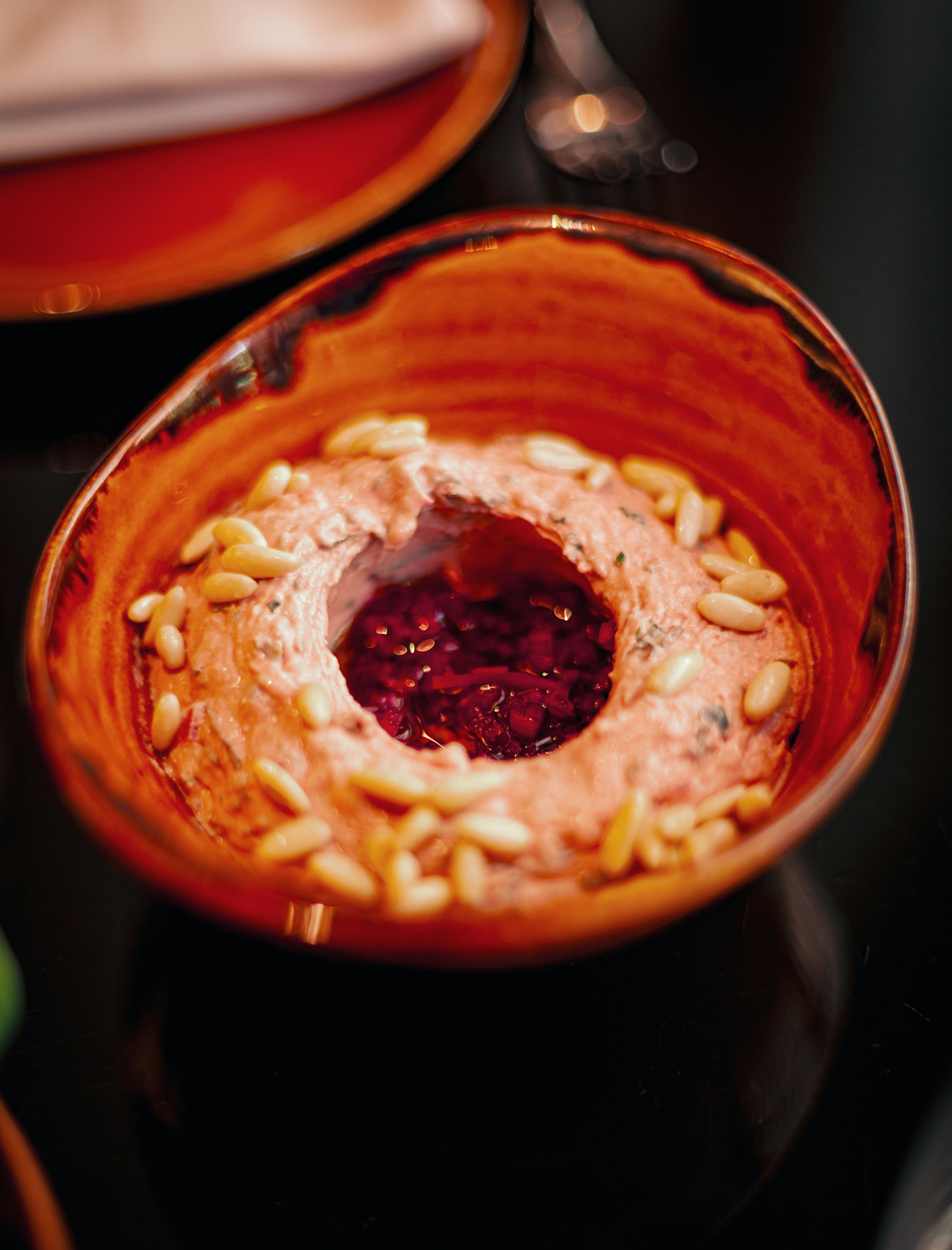 Hummus at Balila restaurant in Geneva, Switzerland