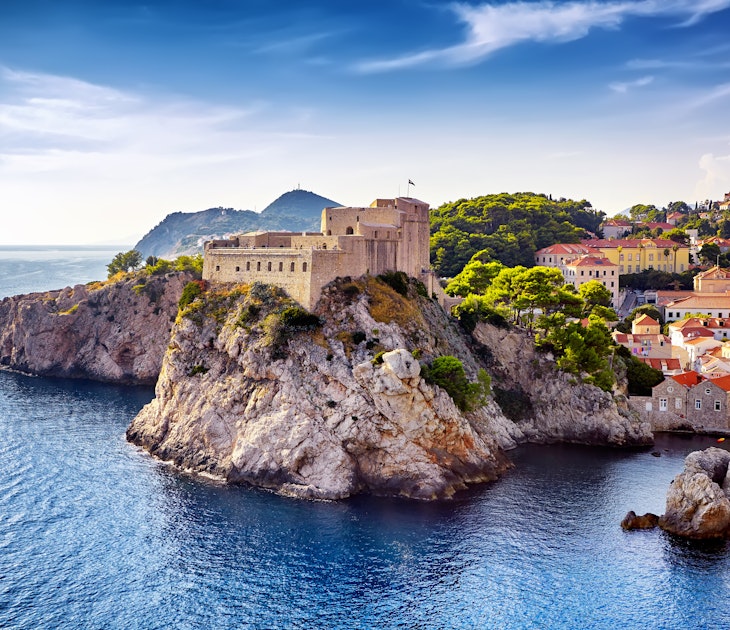 The General view of Dubrovnik - Fortresses Lovrijenac and Bokar seen from south old walls a. Croatia. South Dalmatia.
General view of Dubrovnik - Fortresses Lovrijenac and Bokar seen from south old walls a. Croatia. South Dalmatia.
dubrovnik, dalmatia, outdoor, fortified, architectural, south, panorama, marina, fort, old, rooftop, tourist, wall, unesco, heritage, croatia, house, bay, sea, detail, site, bokar, medieval, destination, coast, town, national, rock, lovrijenac, urban, landmark, built, fortress, world, scenic, adriatic, scene, resort, cloudscape, walled, structure, landscape, outumn, nature, sky
- Licensed for Epic Van Trips in Europe T&R June 2024
