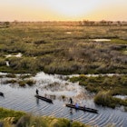 A mokoro is a type of canoe commonly used in the Okavango Delta and on the Chobe River in Botswana
1372492389
Getty,  RFE,  Boat,  Canoe,  Canoeing,  Land,  Nature,  Outdoors,  Person,  Rowboat,  Transportation,  Vehicle,  Water,  Water Sports
A mokoro is a type of canoe commonly used in the Okavango Delta and on the Chobe River in Botswana