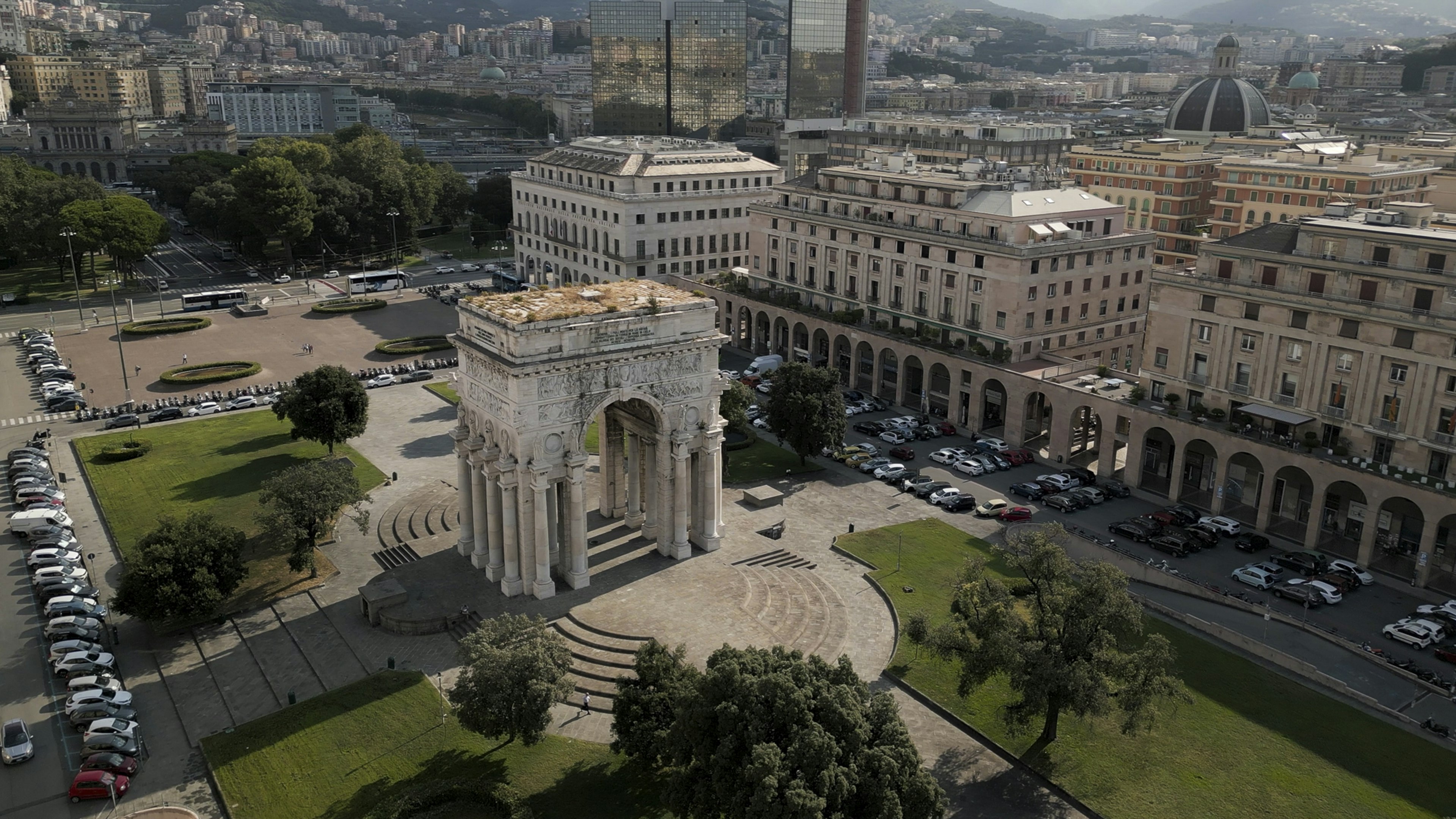 BIT 2025

GENOA, ITALY AUGUST 2024. Arch in Piazza della Vittoria. Luca Siciliano for Lonely Planet