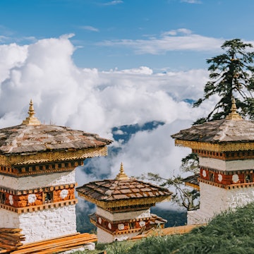 Druk Wangyal Khangzang Stupa with 108 chortens, Dochula Pass, Bhutan. Dochula pass is located on the way to Punakha from Thimphu
1434727243