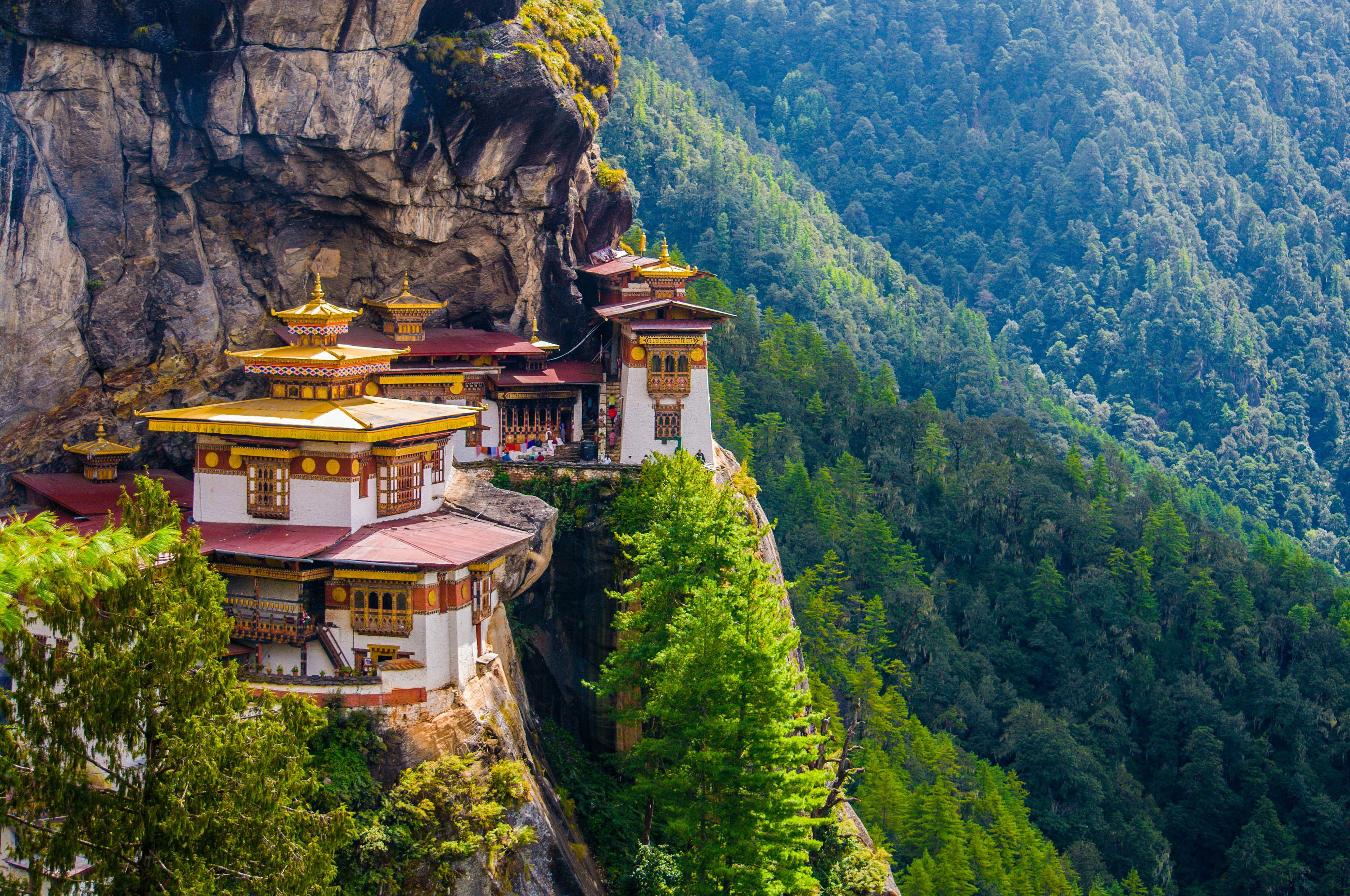 Tiger's Nest Monastery, or Taktshang Goemba, is one of Bhutan's most famous monasteries.