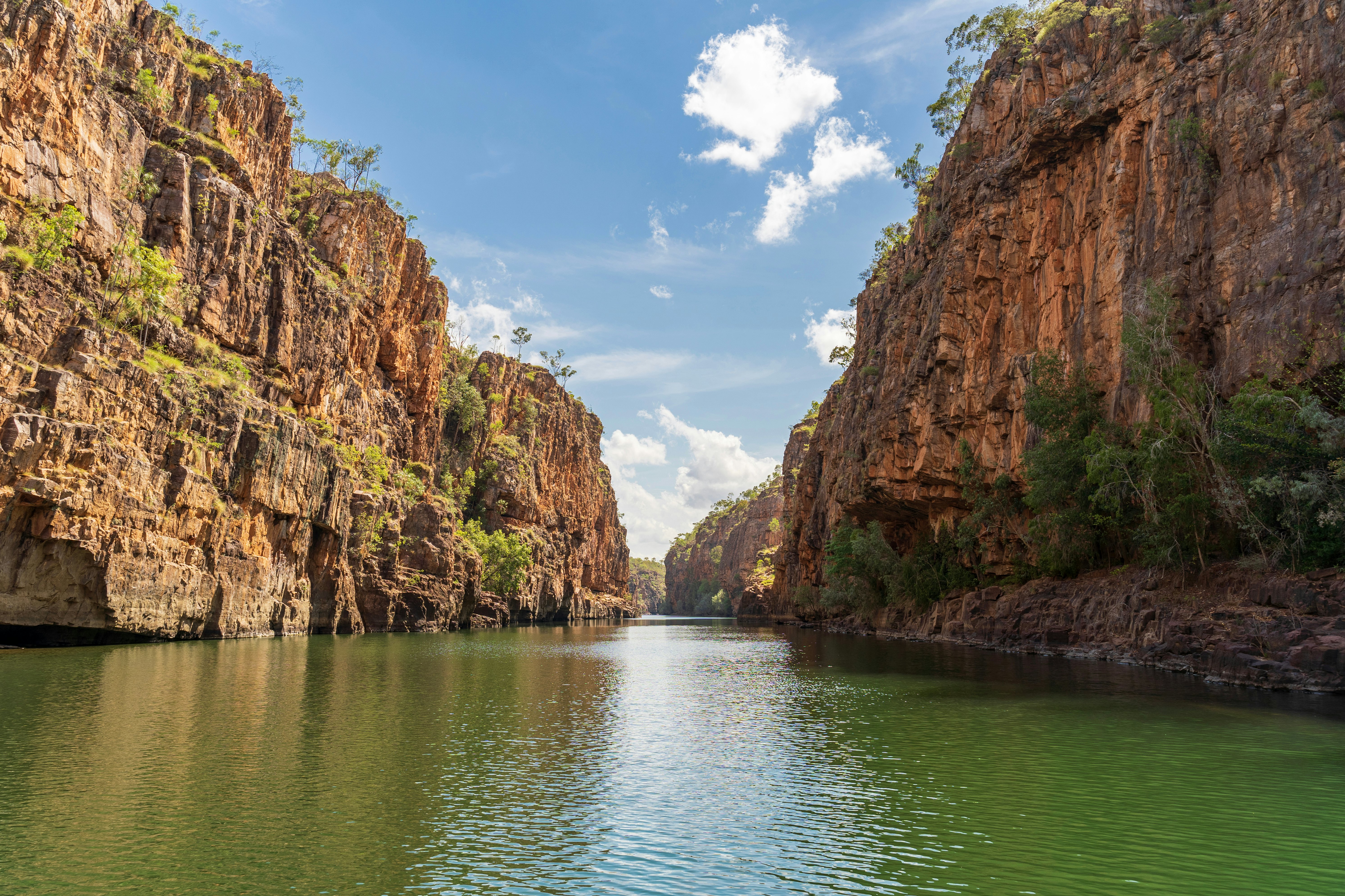 Katherine Gorge morning cruise in Nitmiluk National Park. Katherine, Northern Territory.