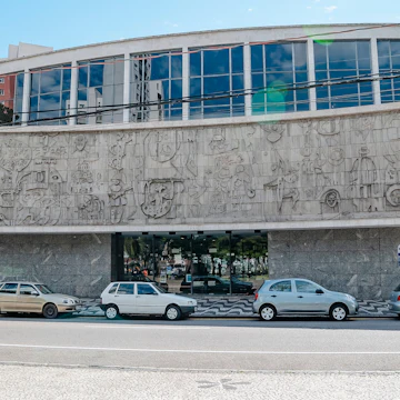Curitiba - PR, Brazil - December 15, 2018: Cultural center of Curitiba. Centro Cultural Teatro Guaíra. Theater of downtown, in front of Santos Andrade square.; Shutterstock ID 1277063743; purchase_order:56530 - Guidebooks; job:Global Publishing WIP; client:Global Publishing WIP; other:Pia Peterson Haggarty
1277063743