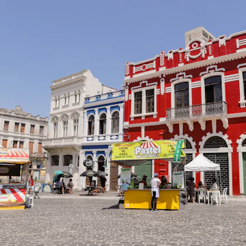 Curitiba, Paraná, Brazil - September 26, 2020 - Neighborhood known as Largo da Ordem, Complex with the oldest buildings in the city of Curitiba; Shutterstock ID 1864709392; purchase_order:56530 - Guidebooks; job:Global Publishing WIP ; client:Global Publishing WIP ; other:Pia Peterson Haggarty
1864709392