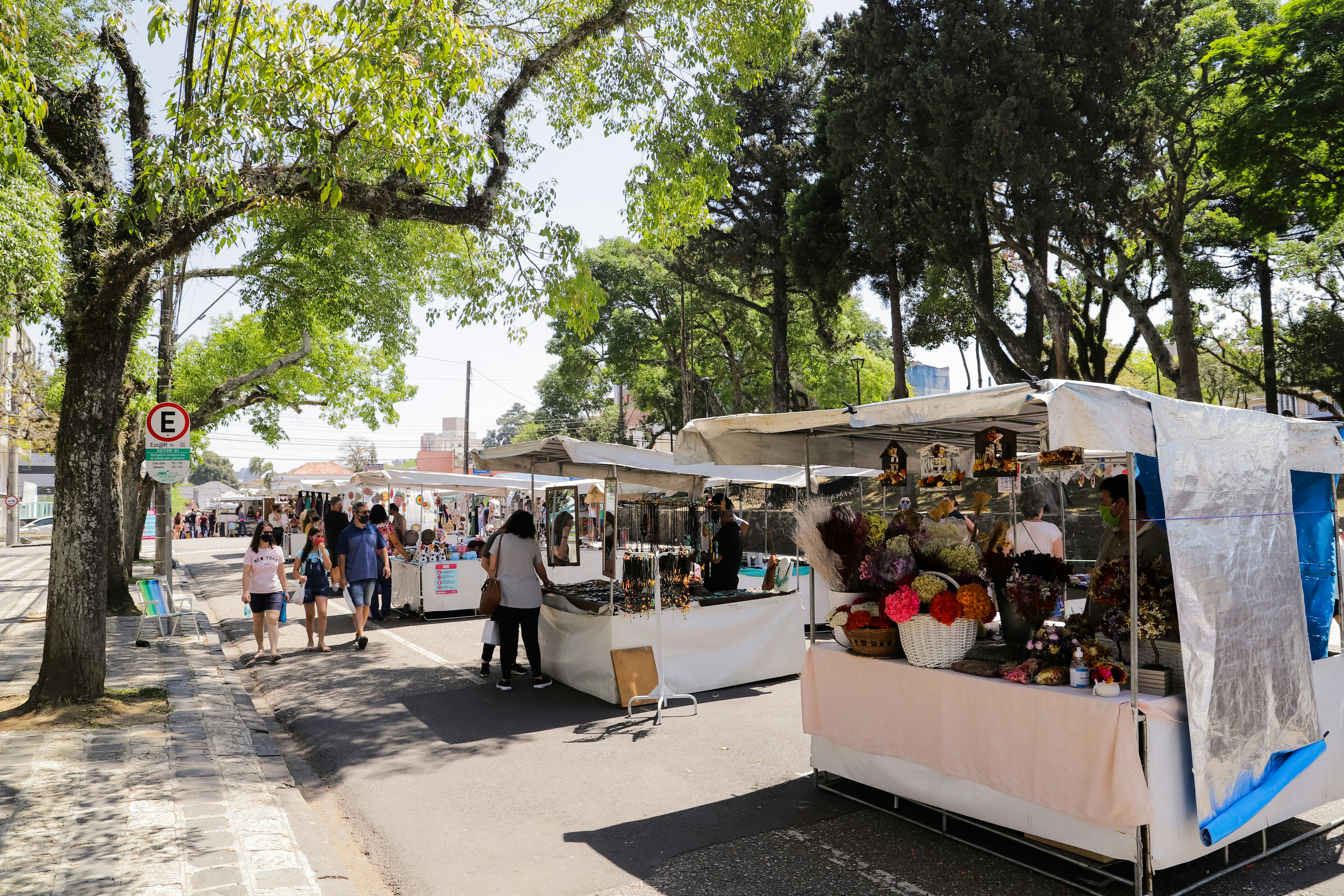 Curitiba, Paraná, Brazil - September 26, 2020 - Handicraft and antiques stalls at Feirinha do Largo da Ordem, a famous tourist and cultural spot in the old center of Curitiba, License Type: media, Download Time: 2025-01-30T21:14:17.000Z, User: Ppeterson948, Editorial: true, purchase_order: 65050 - Digital Destinations and Articles, job: Global Publishing WIP, client: Global Publishing WIP, other: Pia Peterson Haggarty