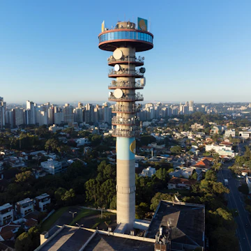 Curitiba Parana Brazil, February 19. 2022: Panoramic Tower of Curitiba., License Type: media, Download Time: 2025-01-30T21:54:41.000Z, User: Ppeterson948, Editorial: true, purchase_order: 56530 - Guidebooks, job: Global Publishing WIP, client: Global Publishing WIP, other: Pia Peterson Haggarty